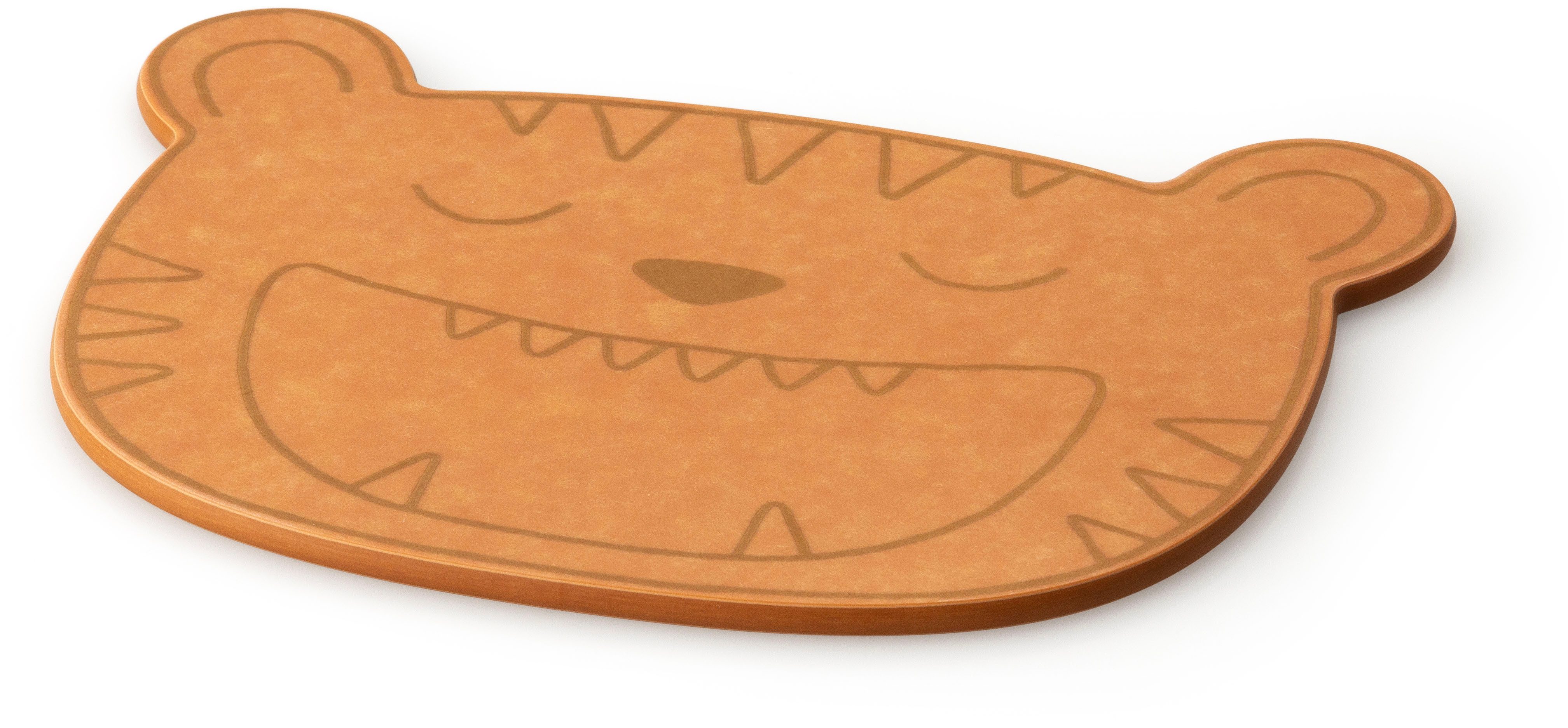 Continenta Servierbrett, Kunststoff, (1-St), Tiger, Duracore braun 23,3x17x0,6 cm