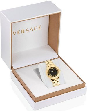 Versace Quarzuhr GRECA FLOURISH, VE7F00623, Armbanduhr, Damenuhr, Saphirglas, Swiss Made, analog