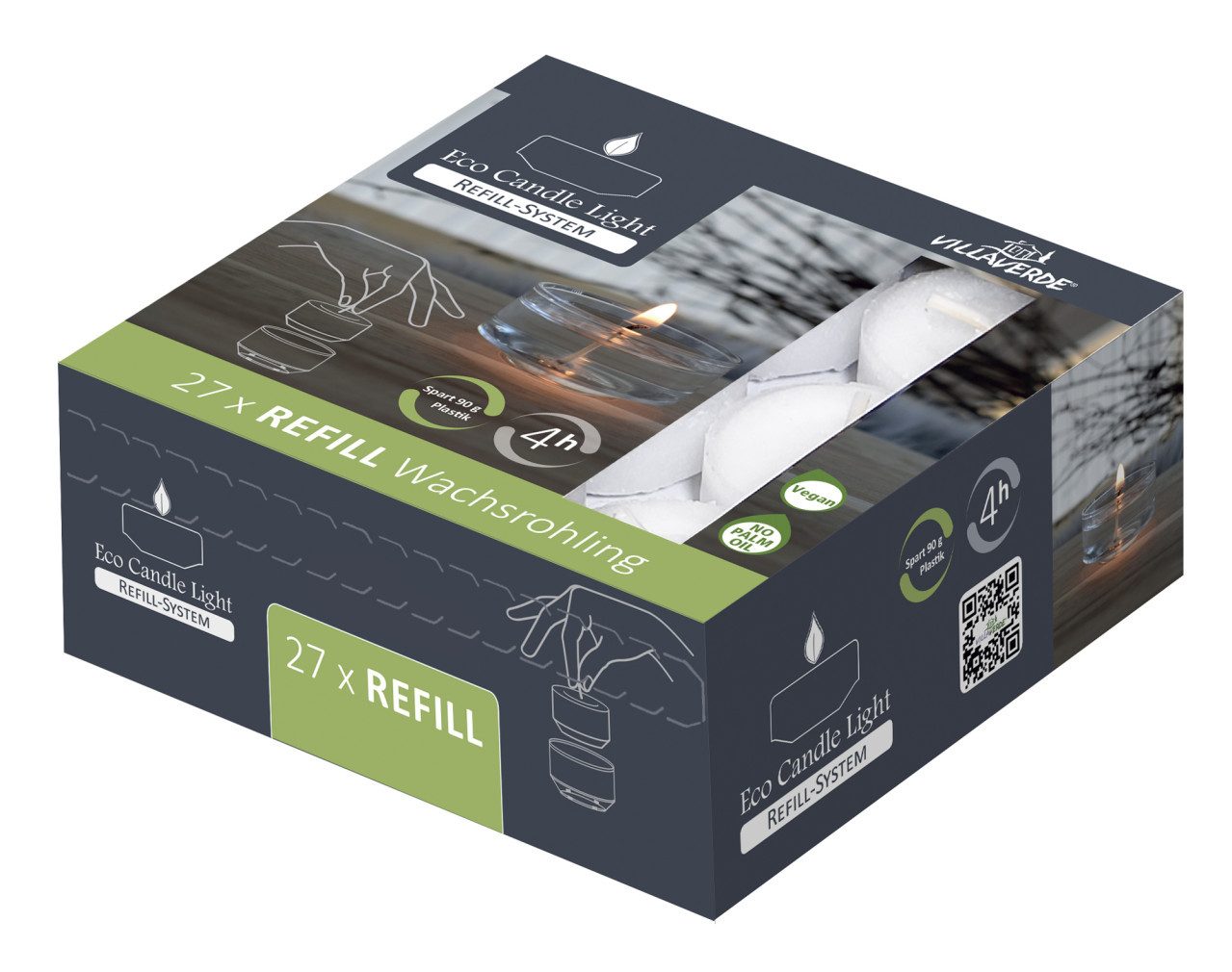 Villa Verde Teelicht Villa Verde Teelichter ECL refill Nachfüller im günstig online kaufen