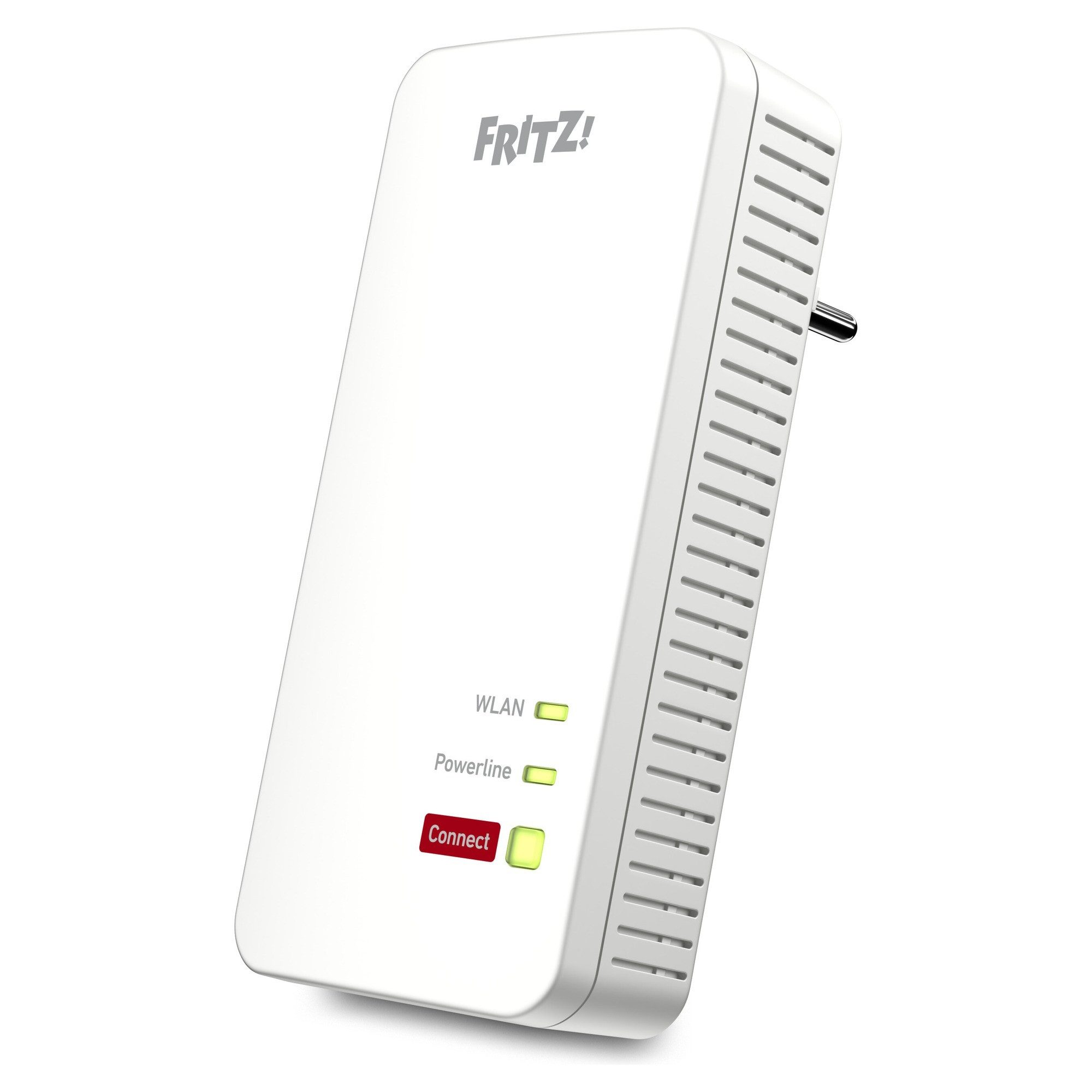 Fritz! FRITZ!Powerline 1240 AX Reichweitenverstärker, Powerline 1.200 MBit/s, Wi-Fi 6 Mesh bis 600 MBit/s, 2x Gigabit-LAN