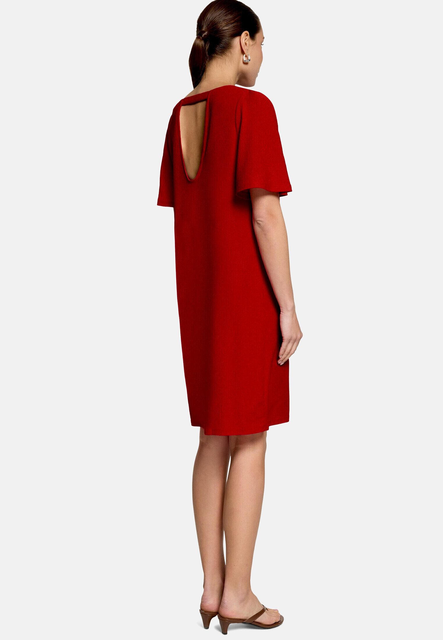 Zero Jerseykleid Damen kurzarm Material.