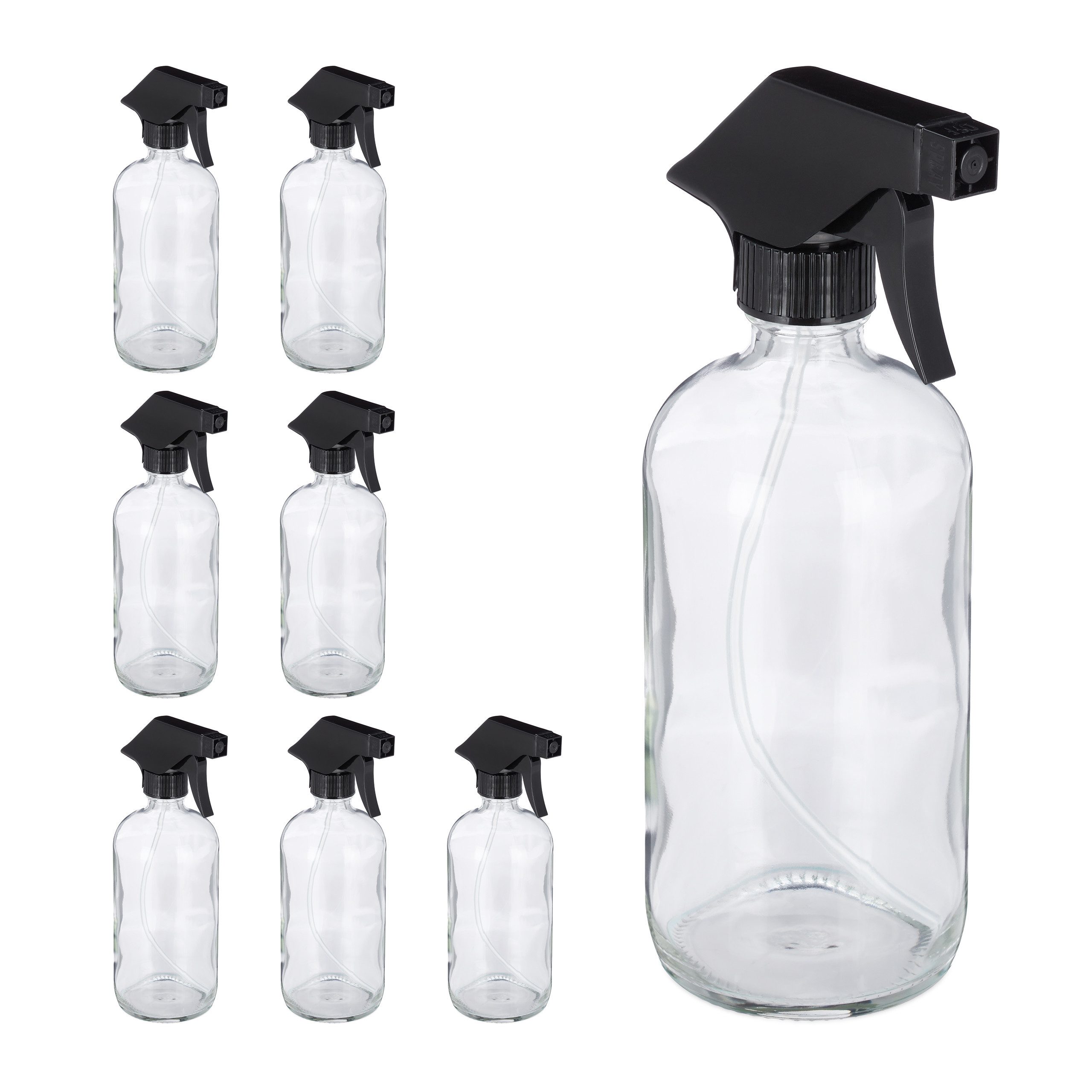 Sprühflasche 8 x Sprühflasche aus Glas