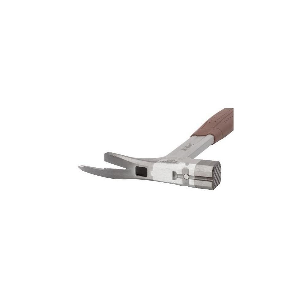 PICARD Hammer Latthammer Latthammer AluTec, Nr. 1098, glatt (1-St), Hybrides Kopfdesign aus Aluminium und geschmiedetem Stahl
