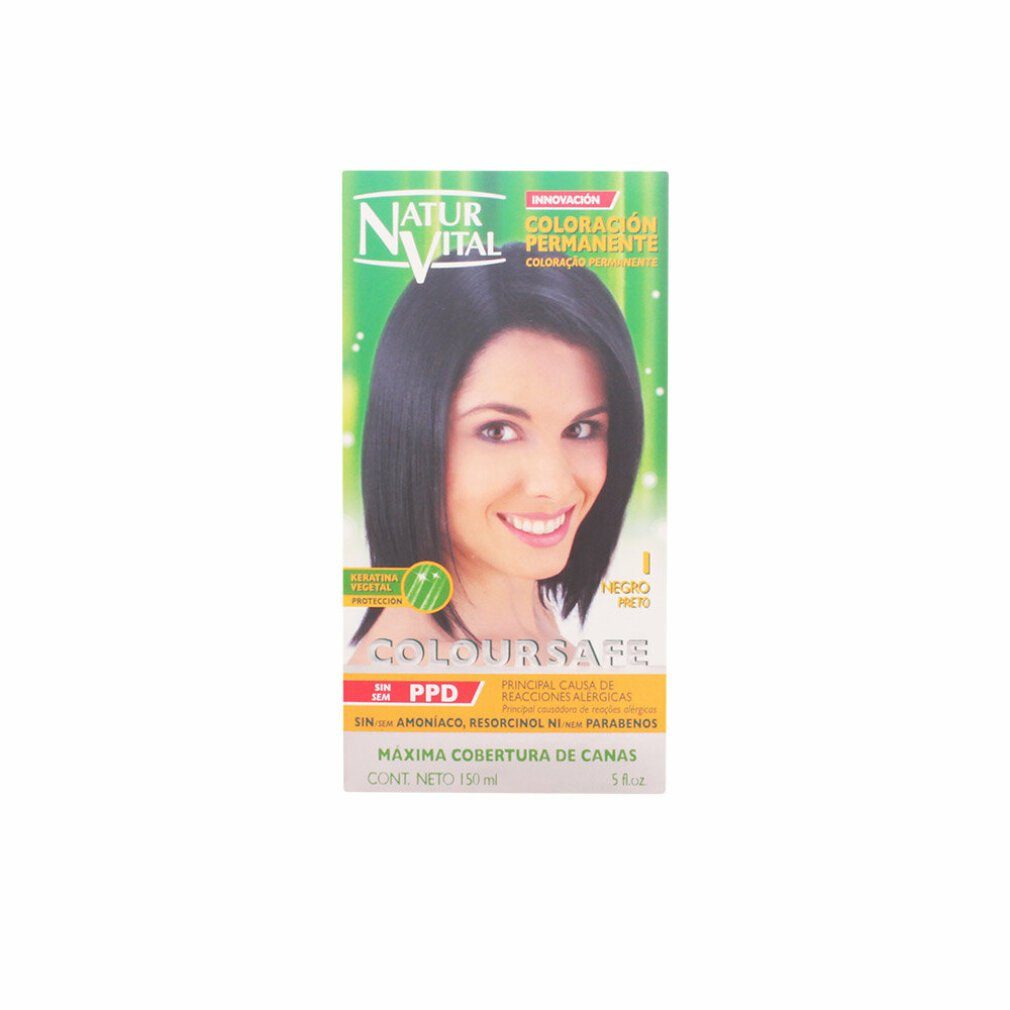 Naturaleza Y Vida Mascara Coloursafe Permanent Black Color 1 150ml