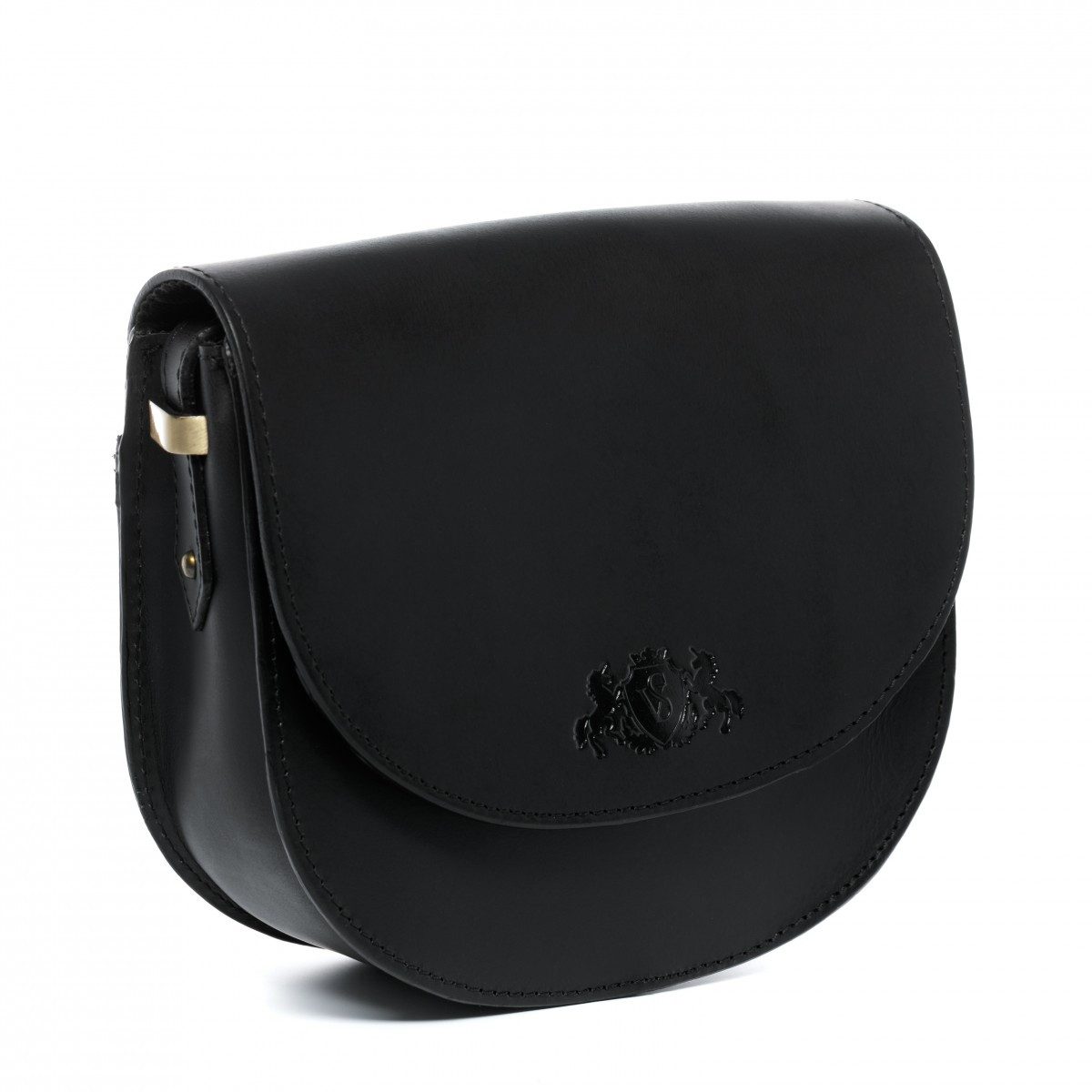 SID & VAIN Umhängetasche echt Leder Umhängetasche groß schwarz, Crossbody Bag Echtleder für Damen, Umhängetasche schwarz
