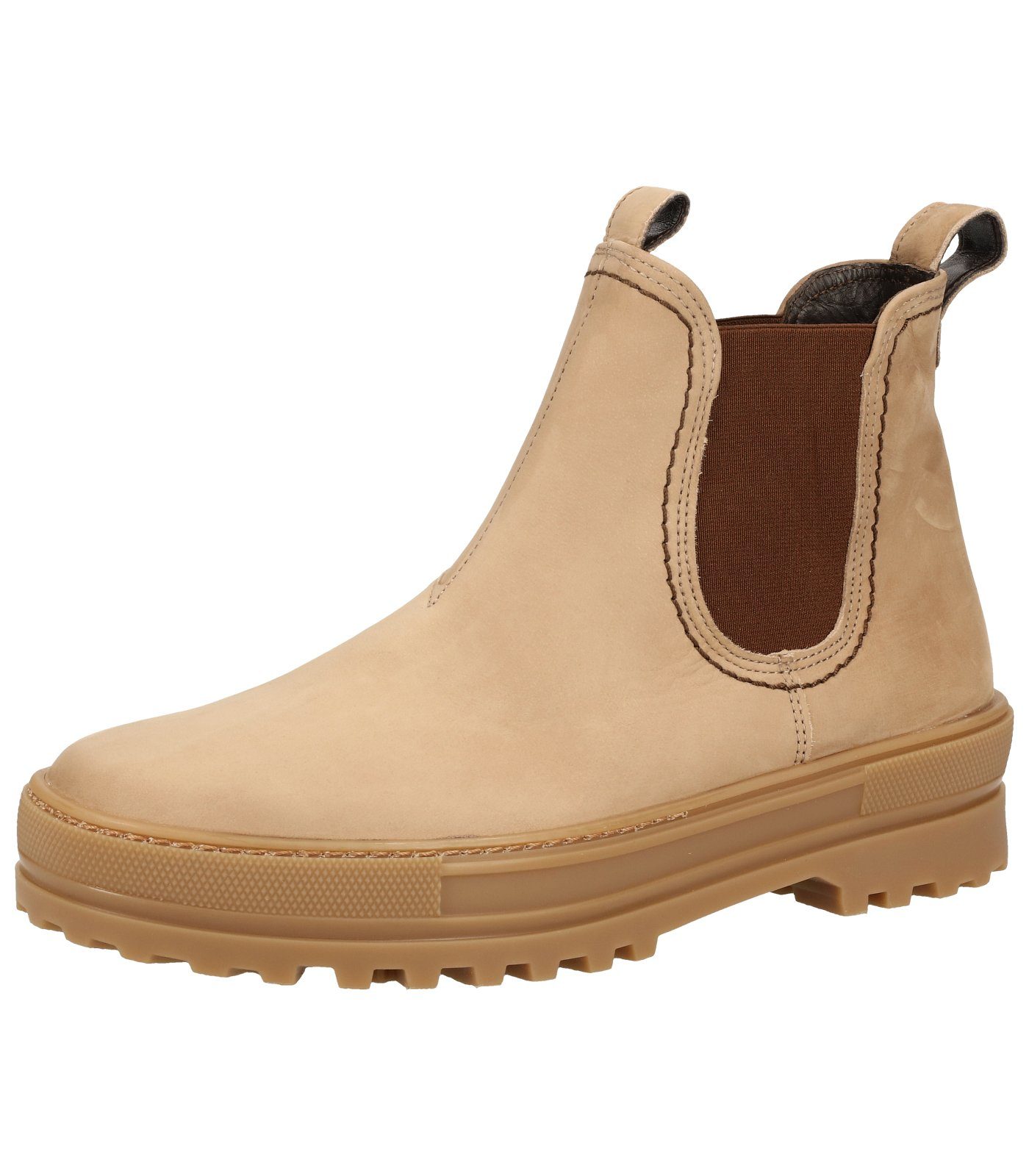 Paul Green Stiefelette Nubukleder Ankleboots Grau Braun