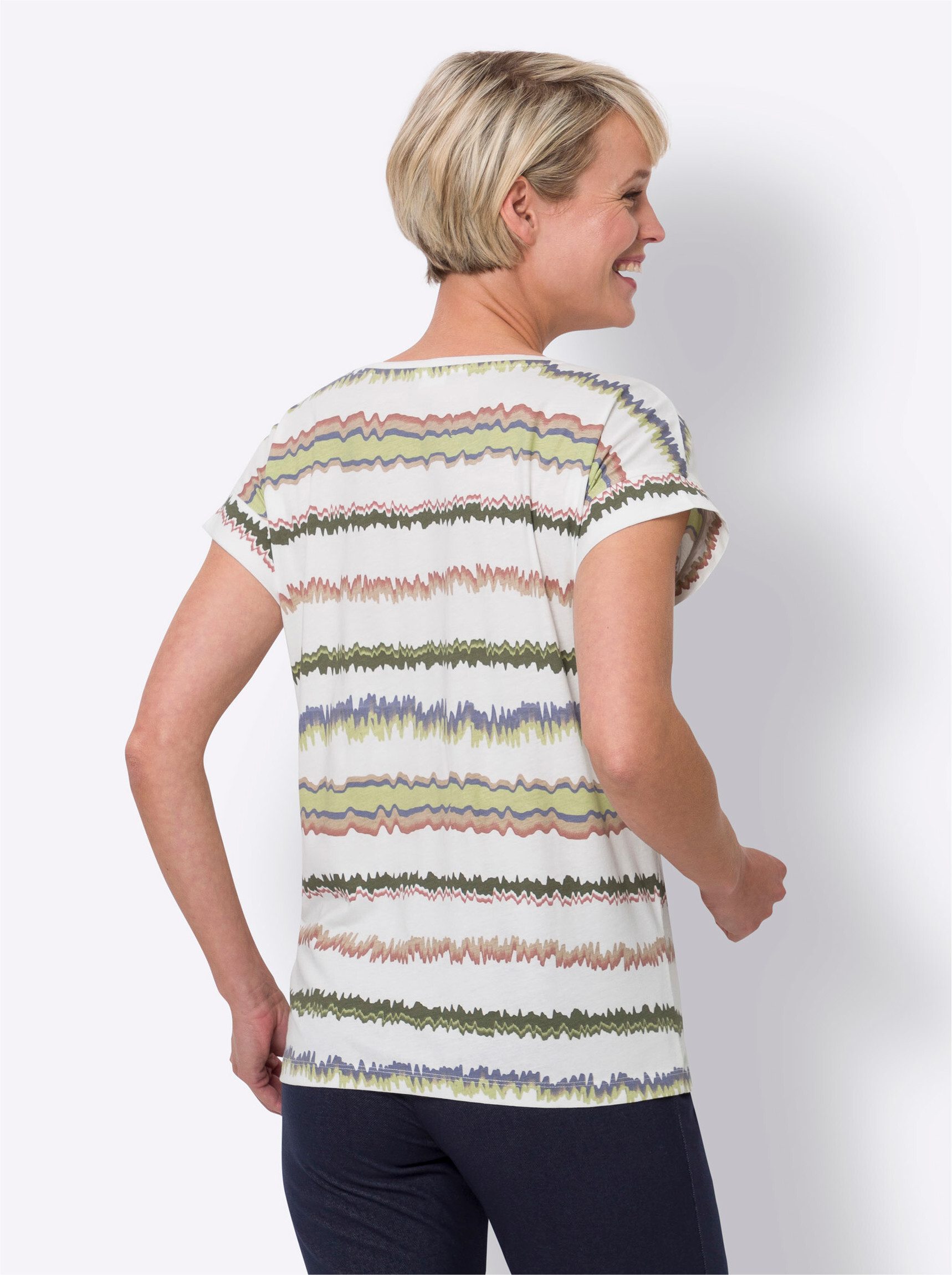 Sieh an! T-Shirt Rundhalsshirt günstig online kaufen
