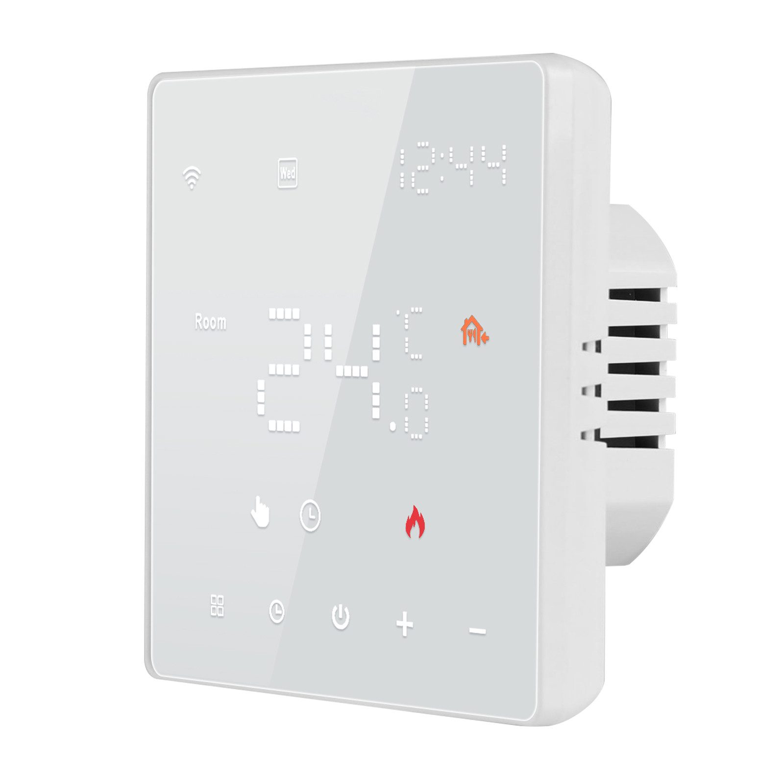 CONENTOOL Raumthermostat WLAN Smart Thermostat, max. 250 V, Elektronisch, (1-St., 16 A, Wöchentlich programmierbarer, Touchscreen), für Elektro-Heizung, programmierbar, App-Fernbedienung