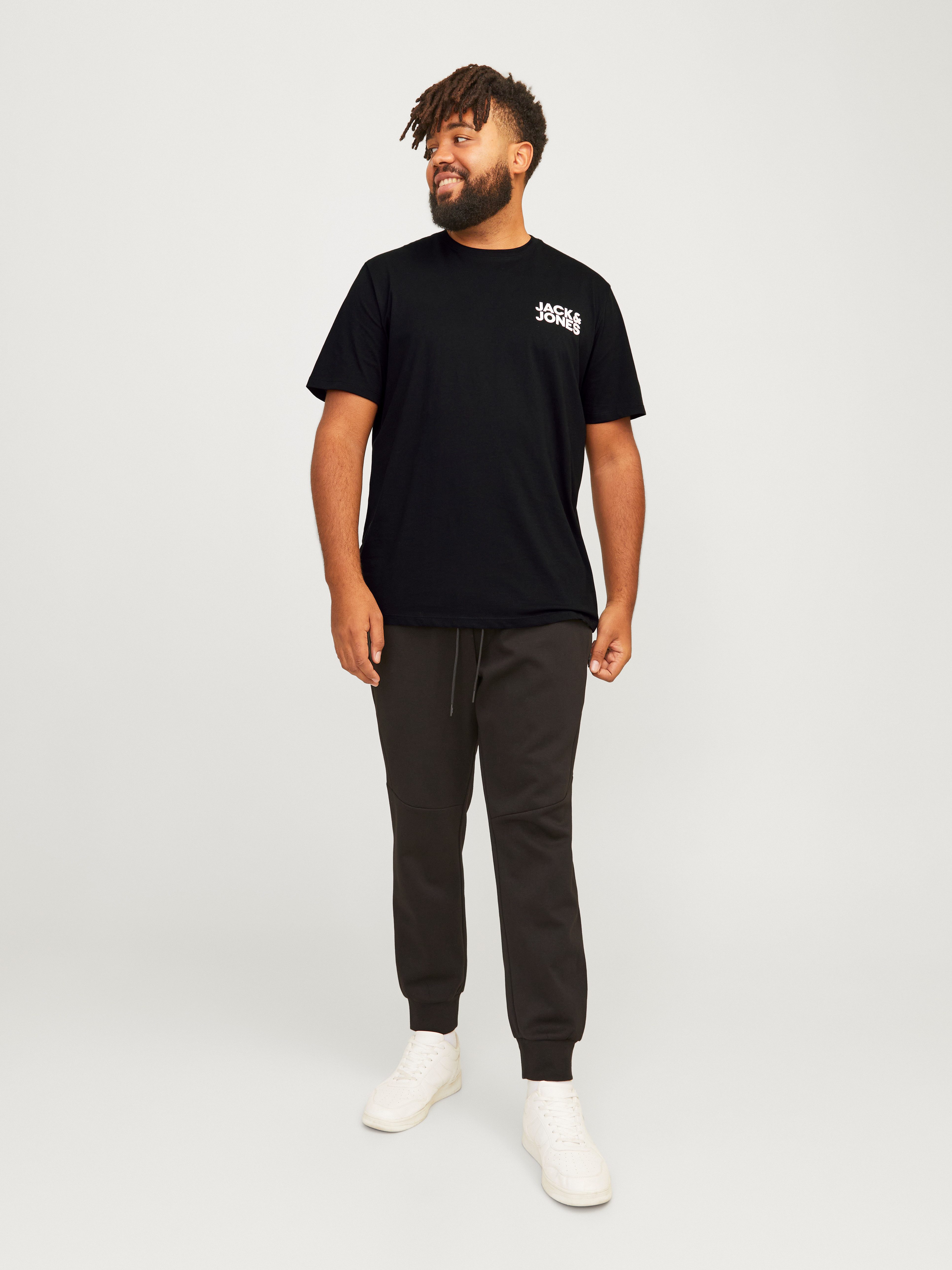 Jack & Jones PlusSize Rundhalsshirt JJECORP LOGO TEE SS O-NECK NOOS PLS Baumwolle, regular fit