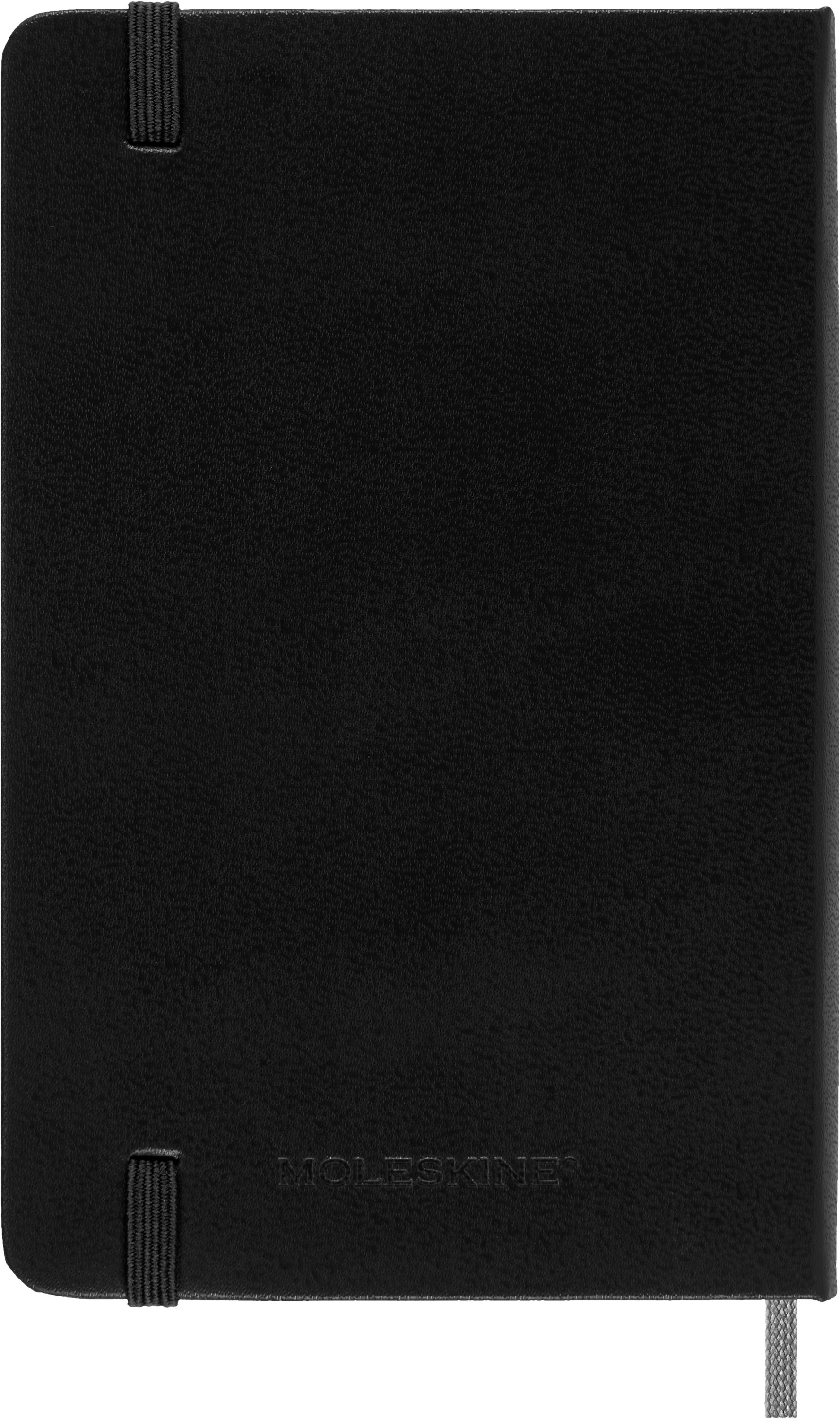 MOLESKINE Notizbuch, Smart Einband Fester liniert, Schwarz A6