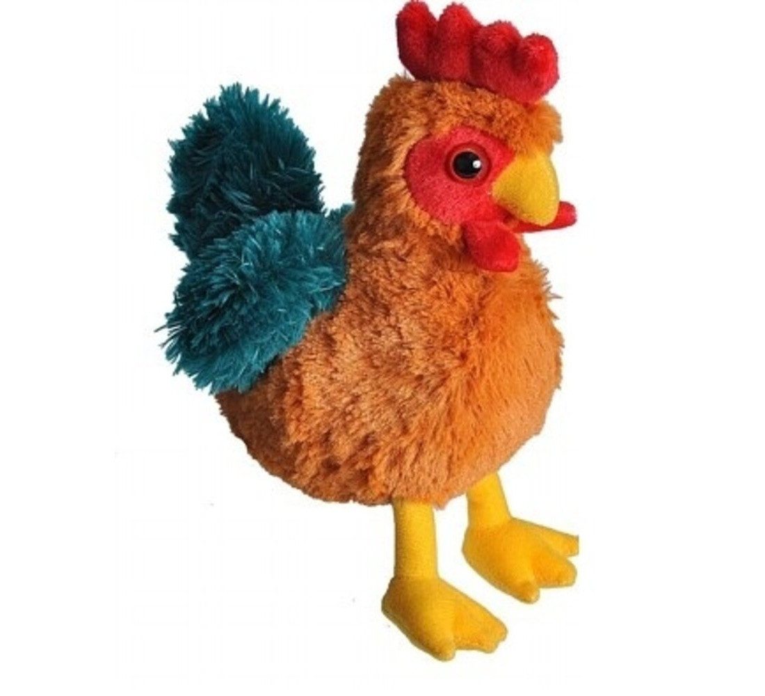 Plüschtier Hahn – 16 Cm, Weich & Kuschelig – Waschbar Bis 30°C – Perfektes Kuscheltier Für Kinder