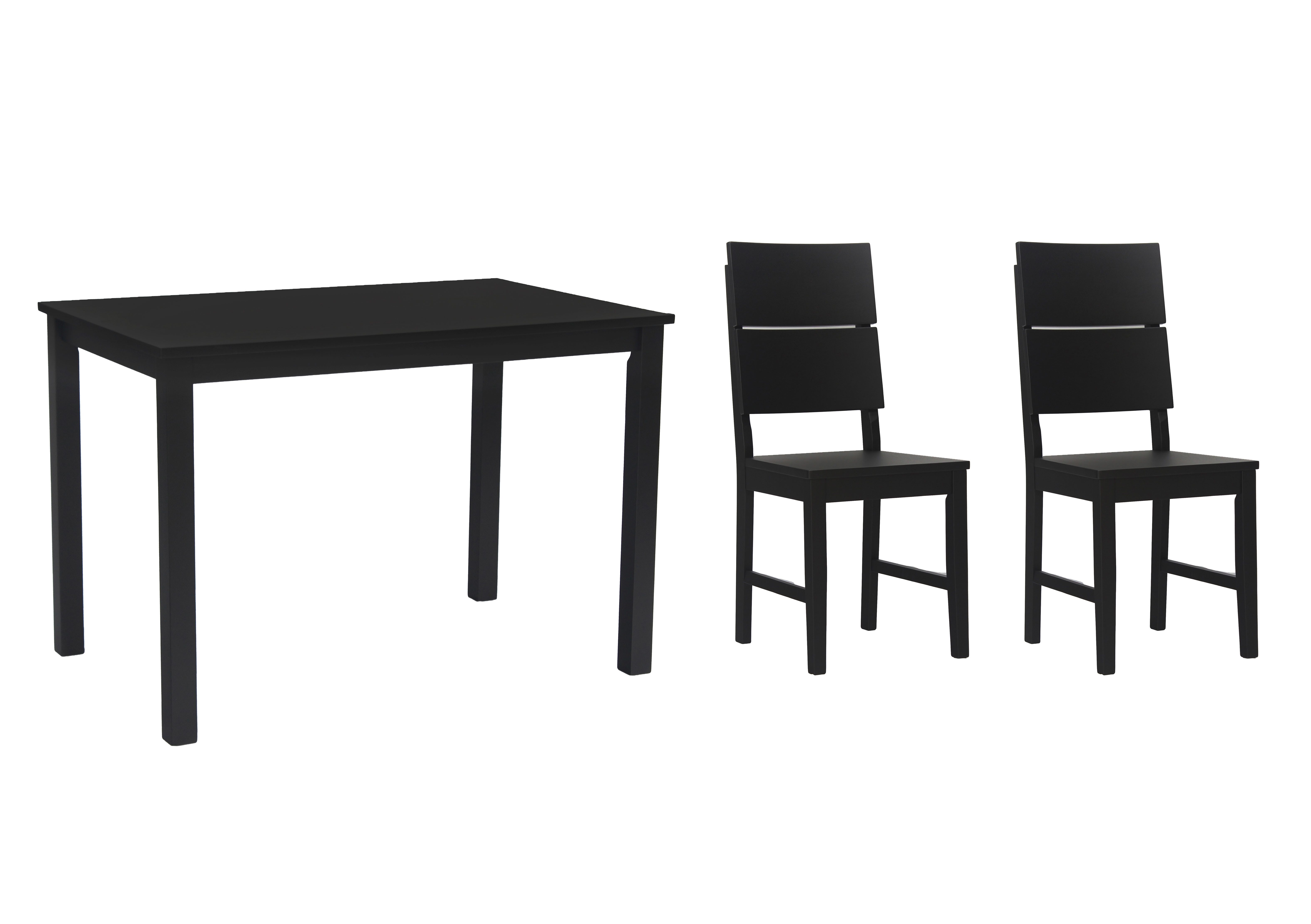 Woodroom Essgruppe Kota, (aus Hevea Massivholz, lackiert, Esstisch 110x70cm günstig online kaufen