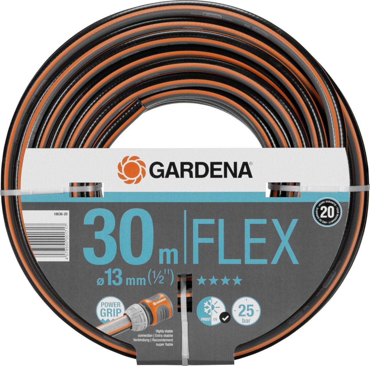 GARDENA Wischwasserschlauch Gardena Schlauch Comfort Flex 30 m 13 mm (1/2)