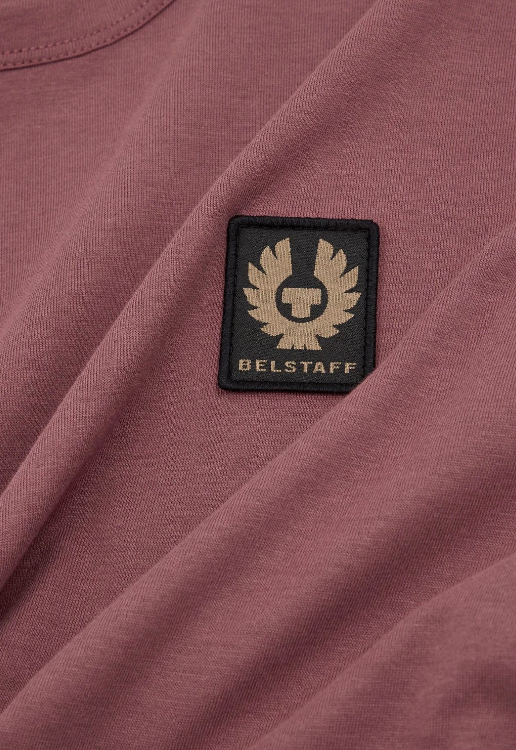 Belstaff T-Shirt Retro 1924 Patch Regular Fit Shirt Gesticktem Rand versehener Phoenix-Patch auf der Brust