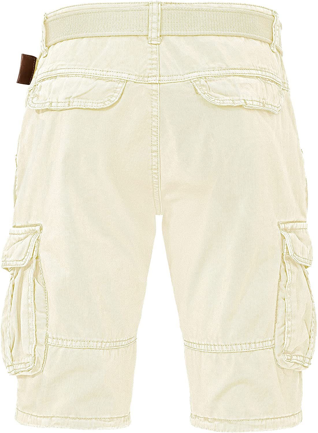 Indicode Cargoshorts Kjeld Herrencargoshorts mit 6 Taschen