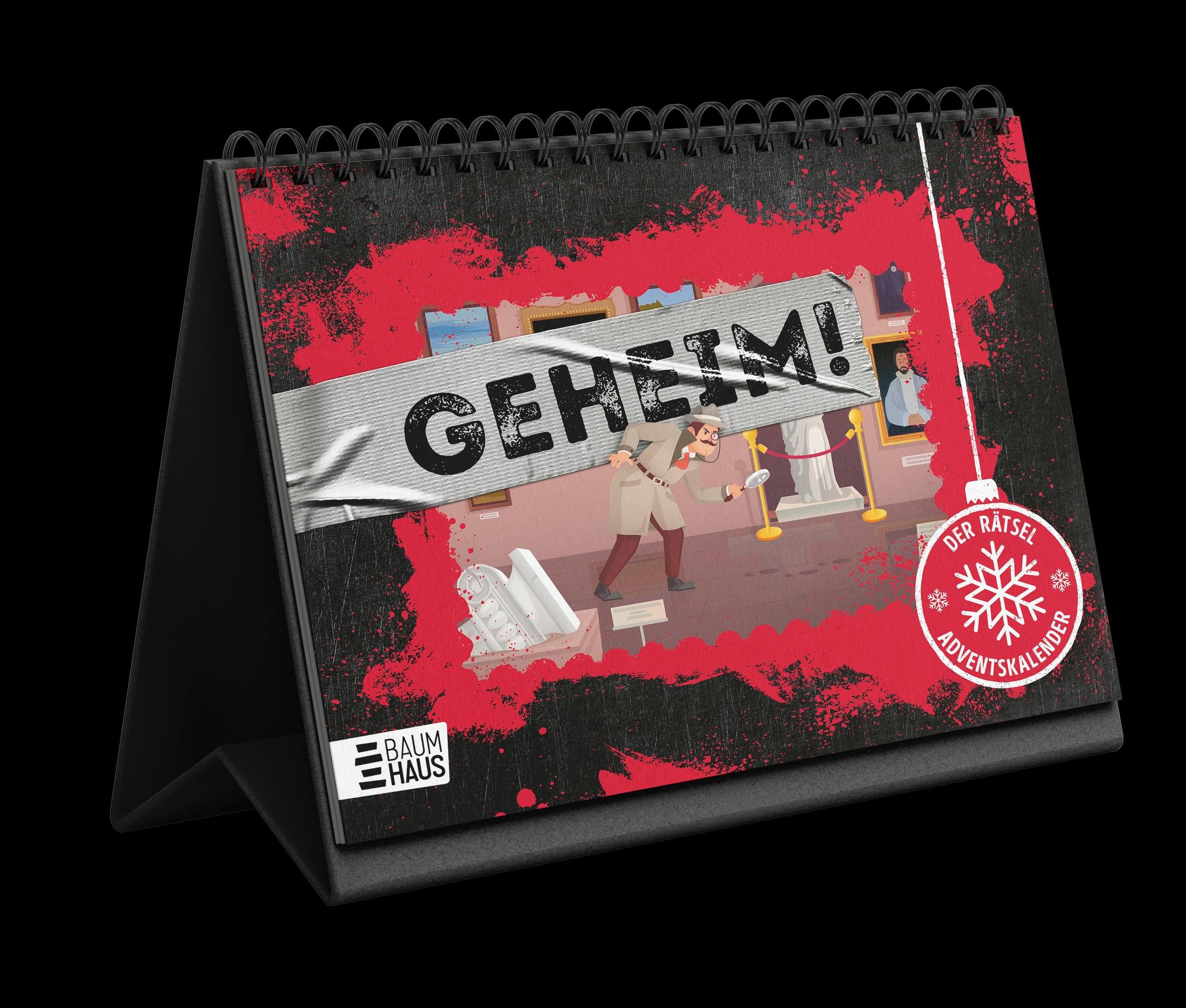Baumhaus Verlag Adventskalender Geheim! - Der Rätsel-Adventskalender