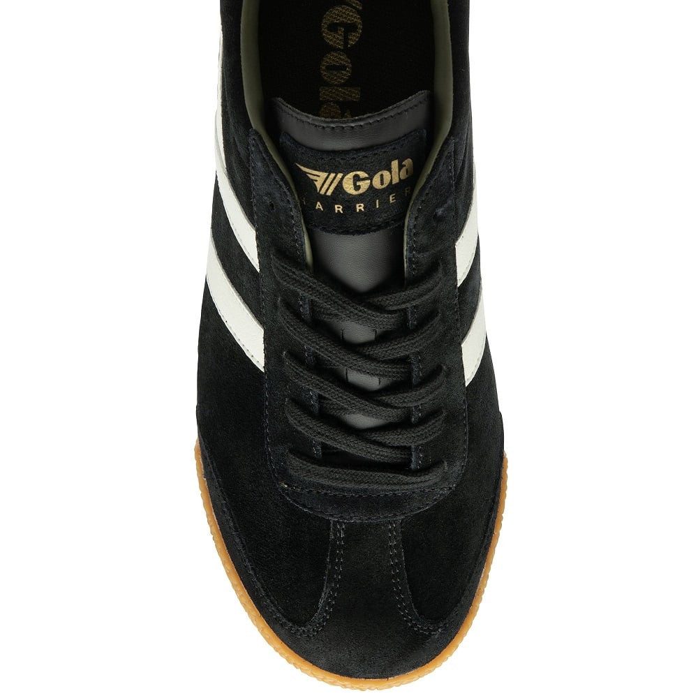 Gola Harrier Suede-Leder schwarz/weiss/khaki Herren Sneaker günstig online kaufen