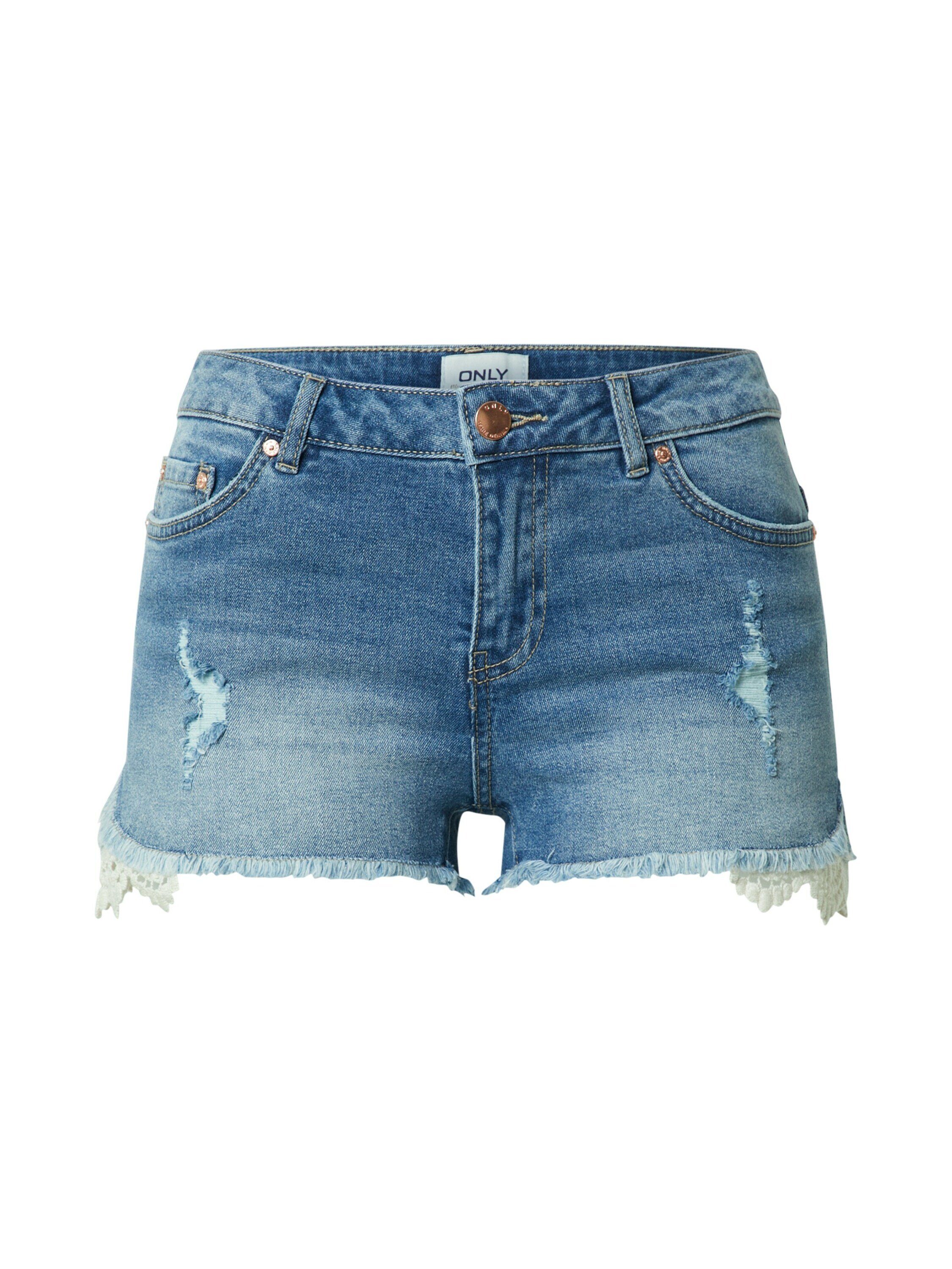 Carmen Weiteres Cut-Outs ONLY (1-tlg) Spitze, Jeansshorts Detail,