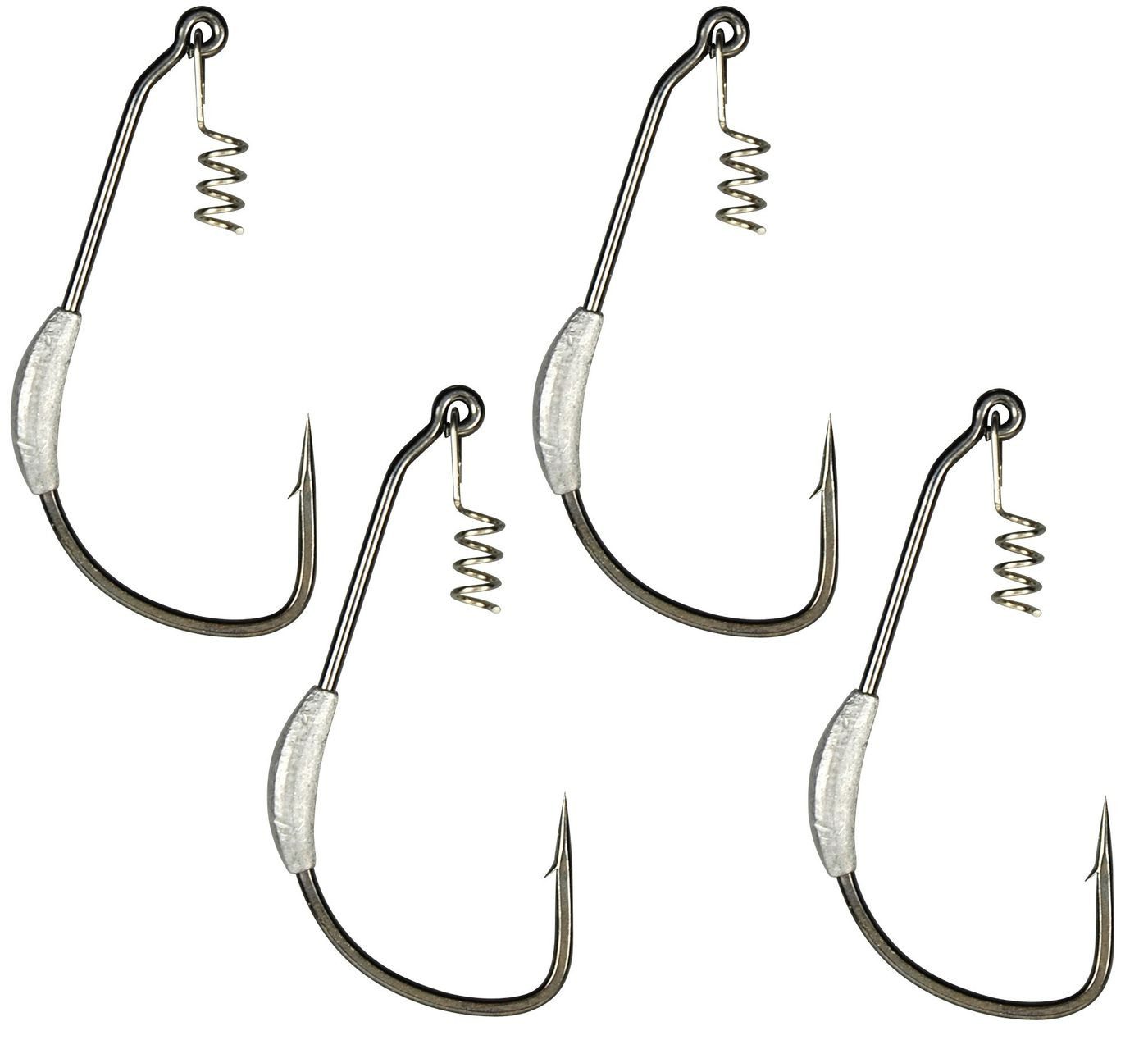 Offset-Haken Gamakatsu Weighted Superline Spring Lock - 4 Offsethaken