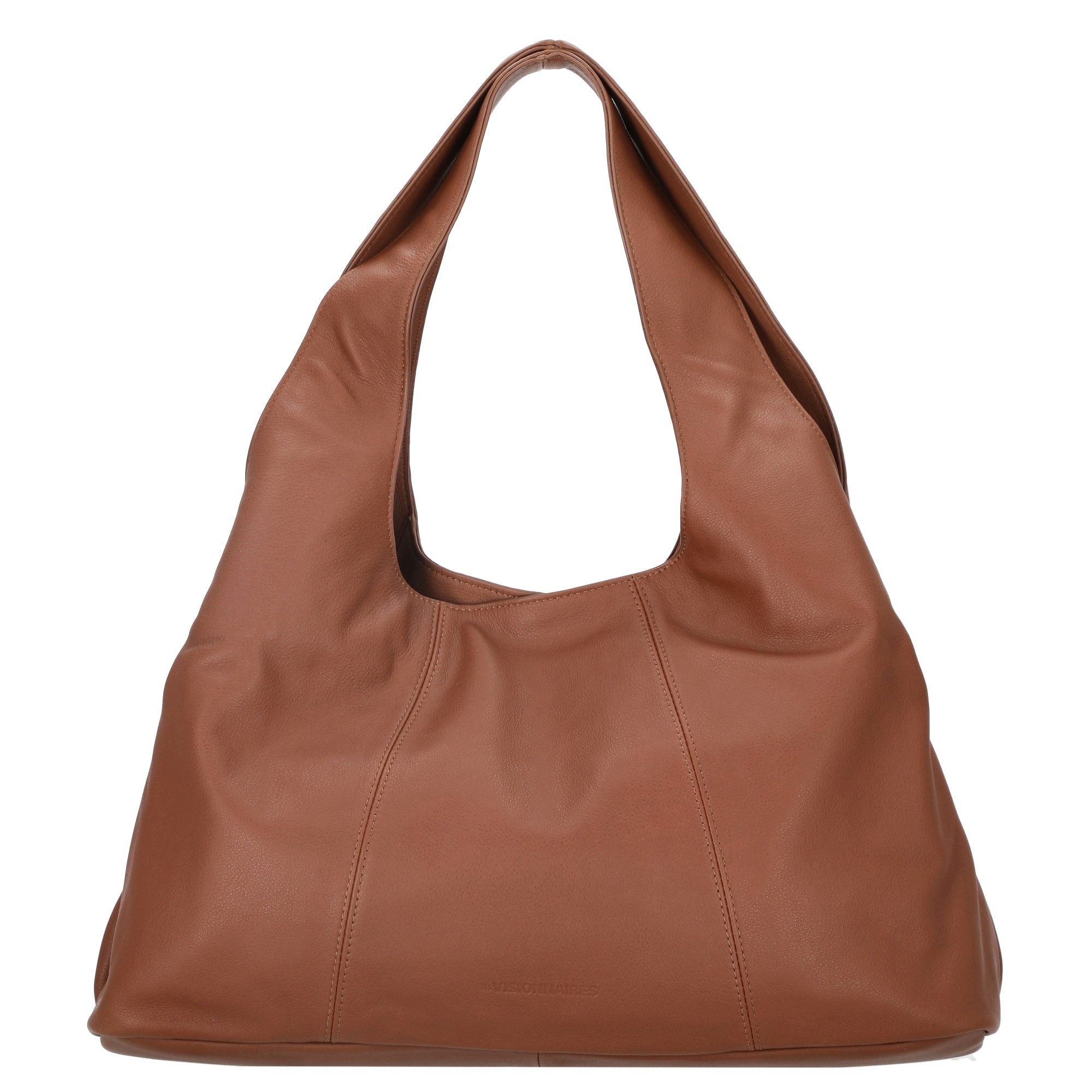 Les Visionnaires Umhängetasche Paz Essential Soft Grainy - Schultertasche (chestnut)