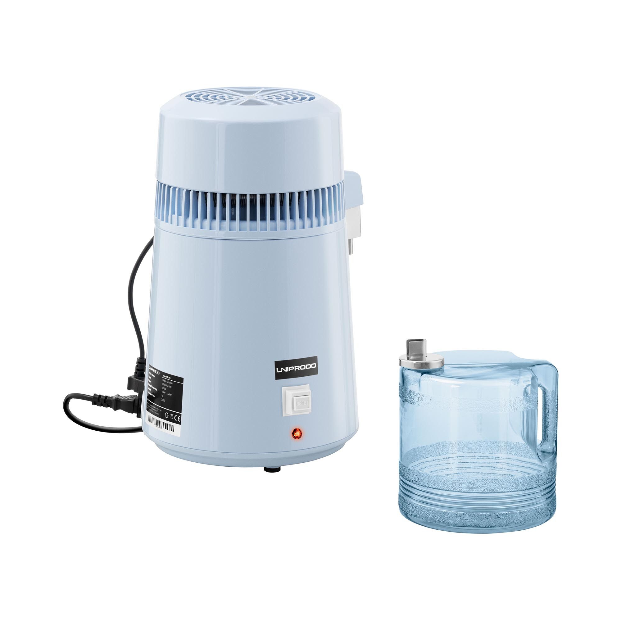 Uniprodo Wasserfilter Destilliergerät Wasser Wasserdestilliergerät Wasserdestillierer 4 L