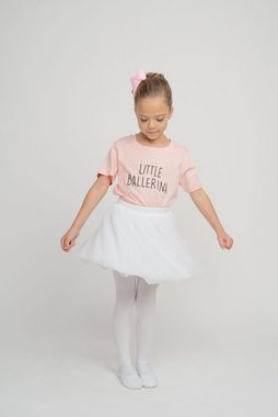 tanzmuster Tüllrock Tüllrock Little Ballerina aus weichem Tüll besonders weich mit blickdichtem Unterrock