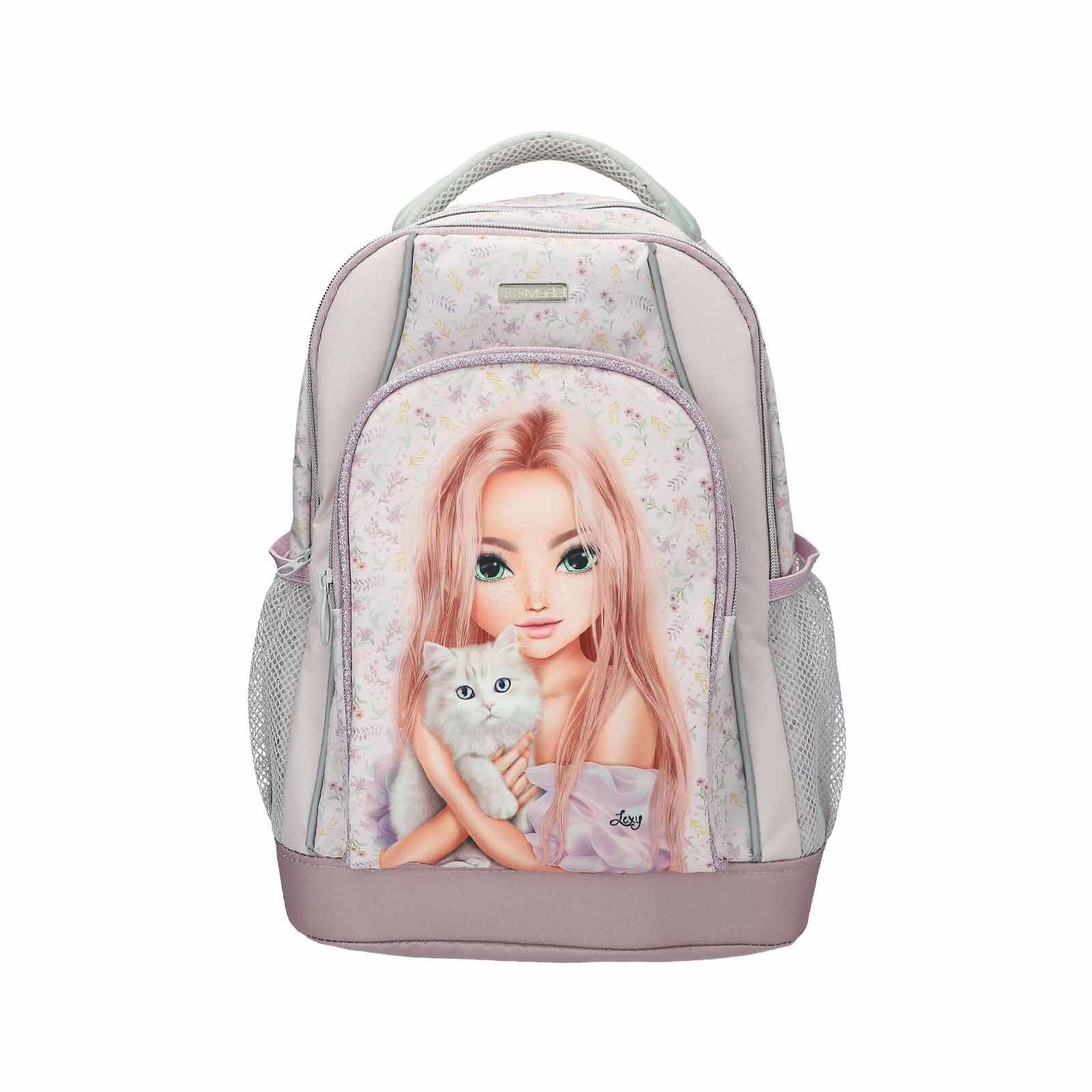 Depesche Kinderrucksack TOPModel Schulrucksack BLOOMING KITTY (1 Rucksack, 1-tlg)