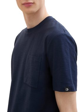 TOM TAILOR Denim Rundhalsshirt kurzarm