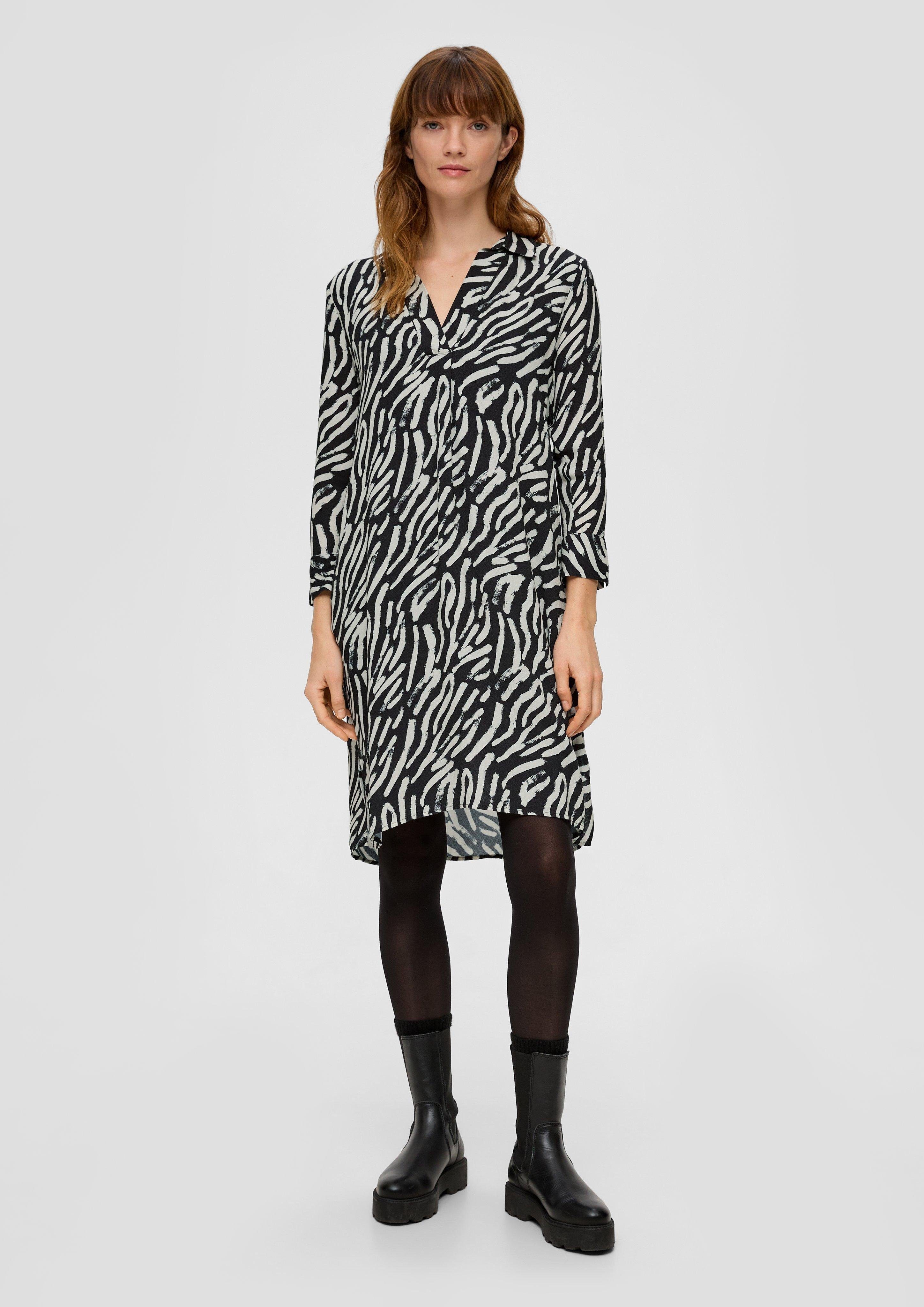 Minikleid Tunikakleid aus Viskose