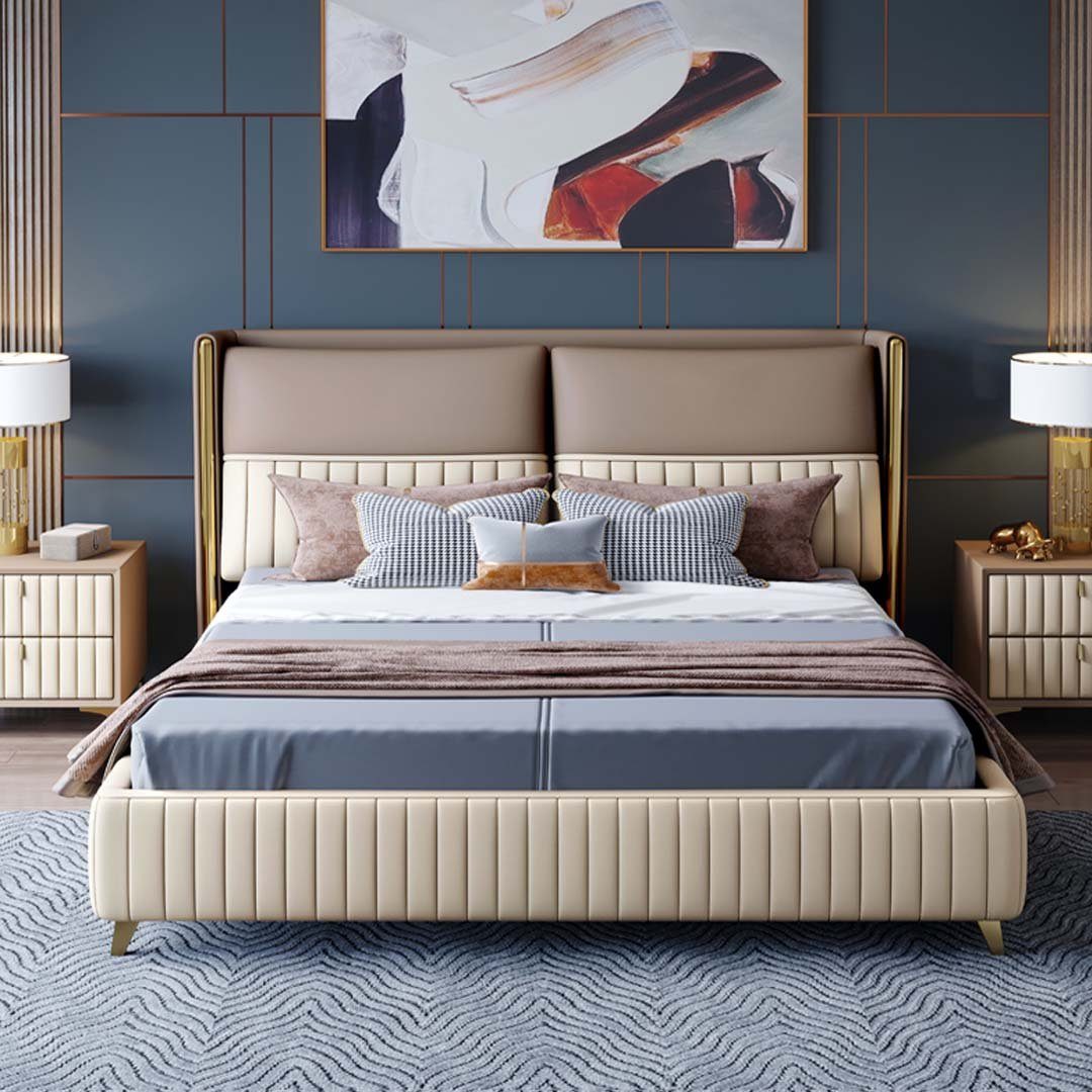 JVmoebel Bett, Ehebett Modern Doppelbett Klassisch Design Bett Luxus Betten Stil