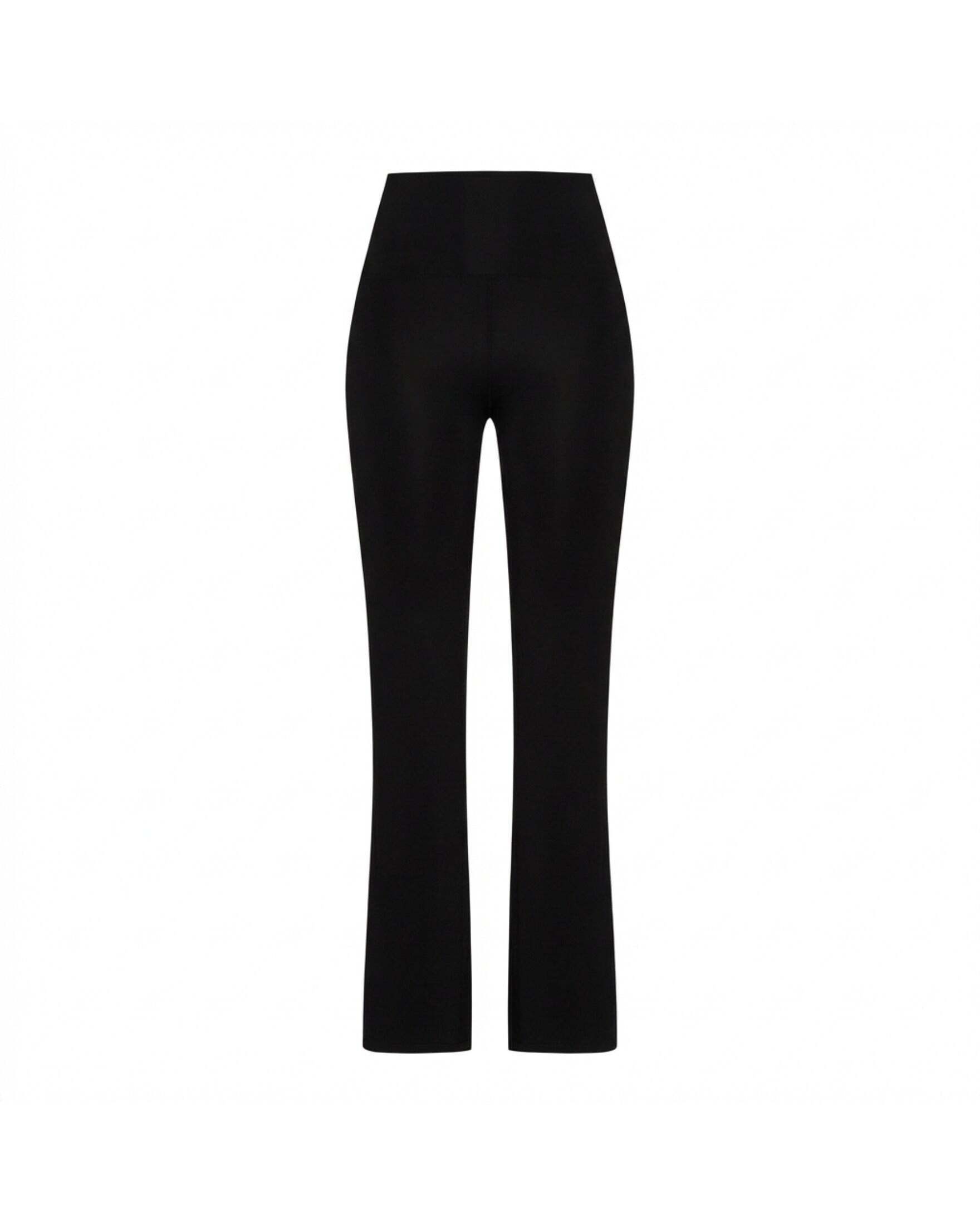 SNOCKS Highwaist Leggings Les Lunes by SNOCKS Schlaghose - BELLE (1-tlg) mit hohem, elastischem Taillenbund und ausgestelltem Bein