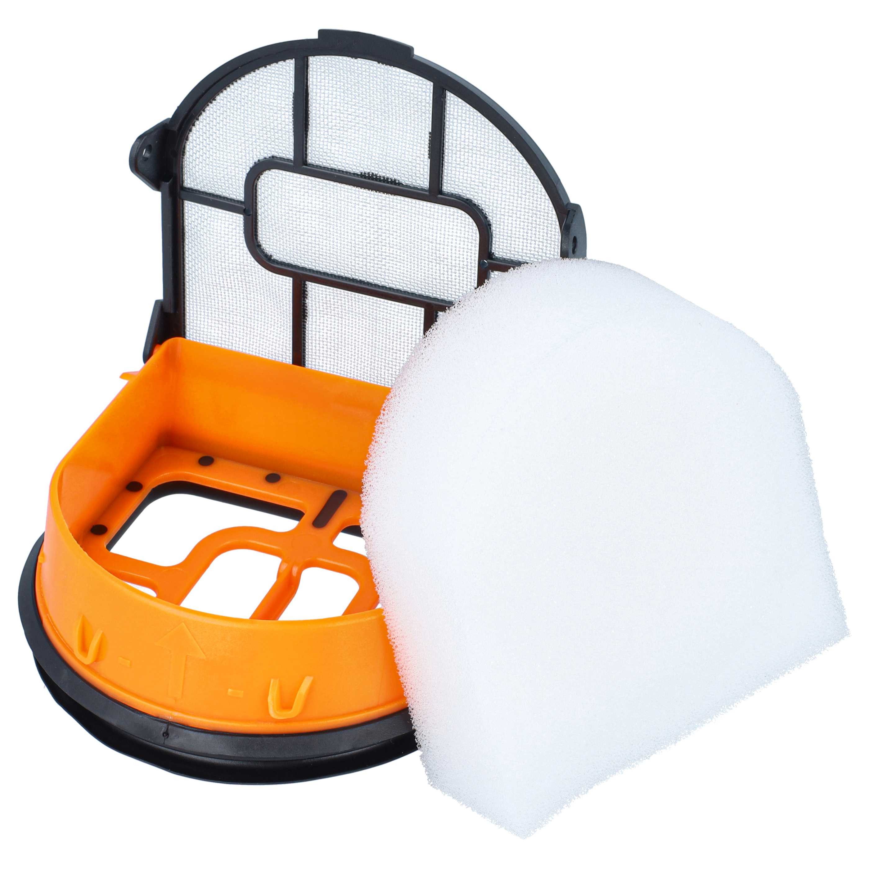 vhbw Ersatzfilter passend für Shark AW201, WD100, WD200, WD101, WD101C Staubsauger, Zuverlässiges Filterelement für Ihren Nass- und Trockensauger, Hält