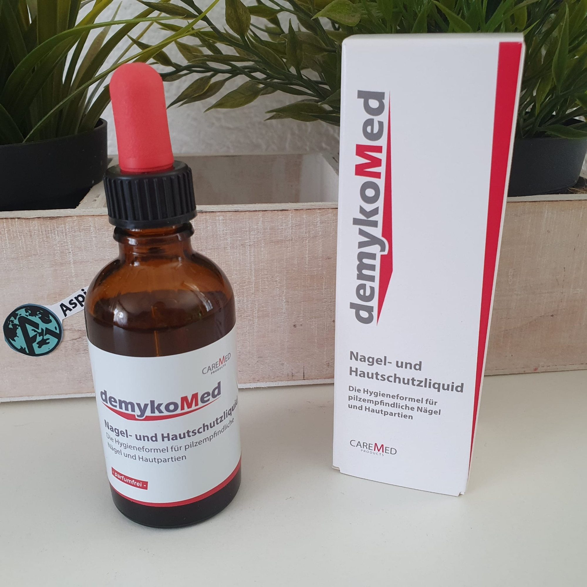 Fußcreme Nagel- und Hautschutzliquid 50 ml-Pipettenflasche gegen Fußpilz