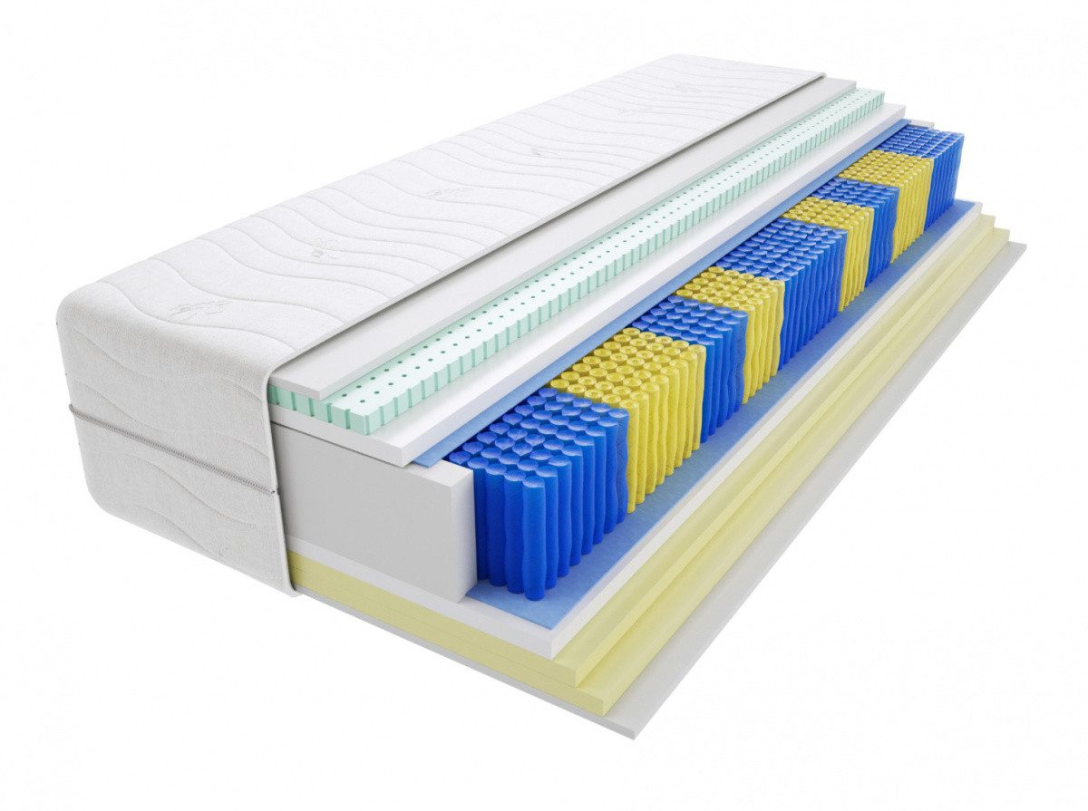 Taschenfederkernmatratze Матрасы, Taschenmatratzen Alba Multitaschen 65x200 cm-viele Größen, Godre, 23 cm hoch