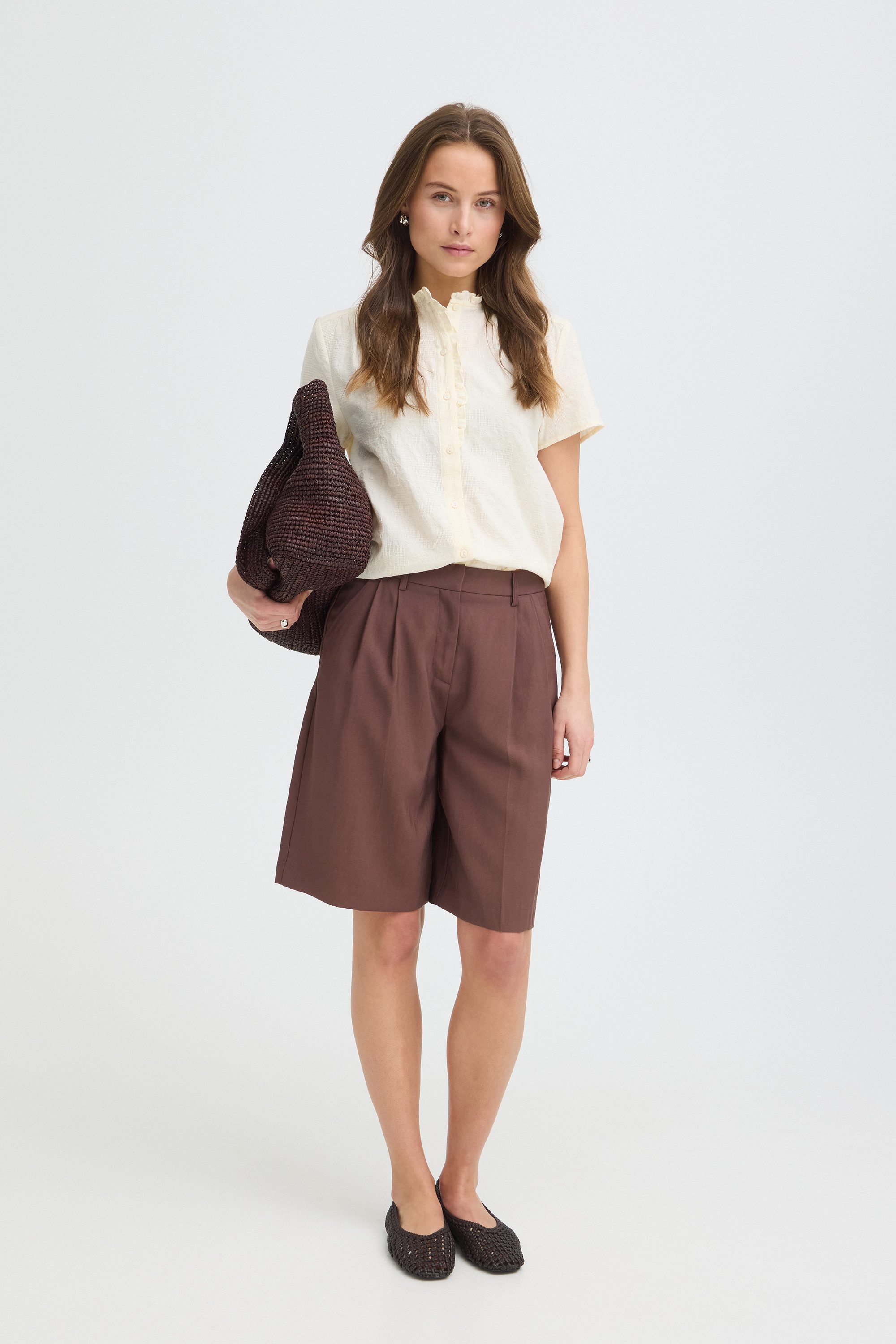 b.young Kurzarmbluse Kurzarm-Bluse BYXFLAVIA