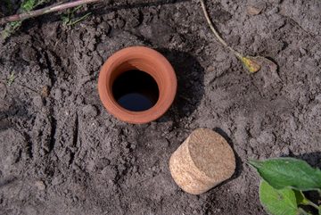esschert design Bewässerungskugel Olla-Töpfe. Effektive Bewässerung für gesunde Pflanzenwurzeln. 4 Liter