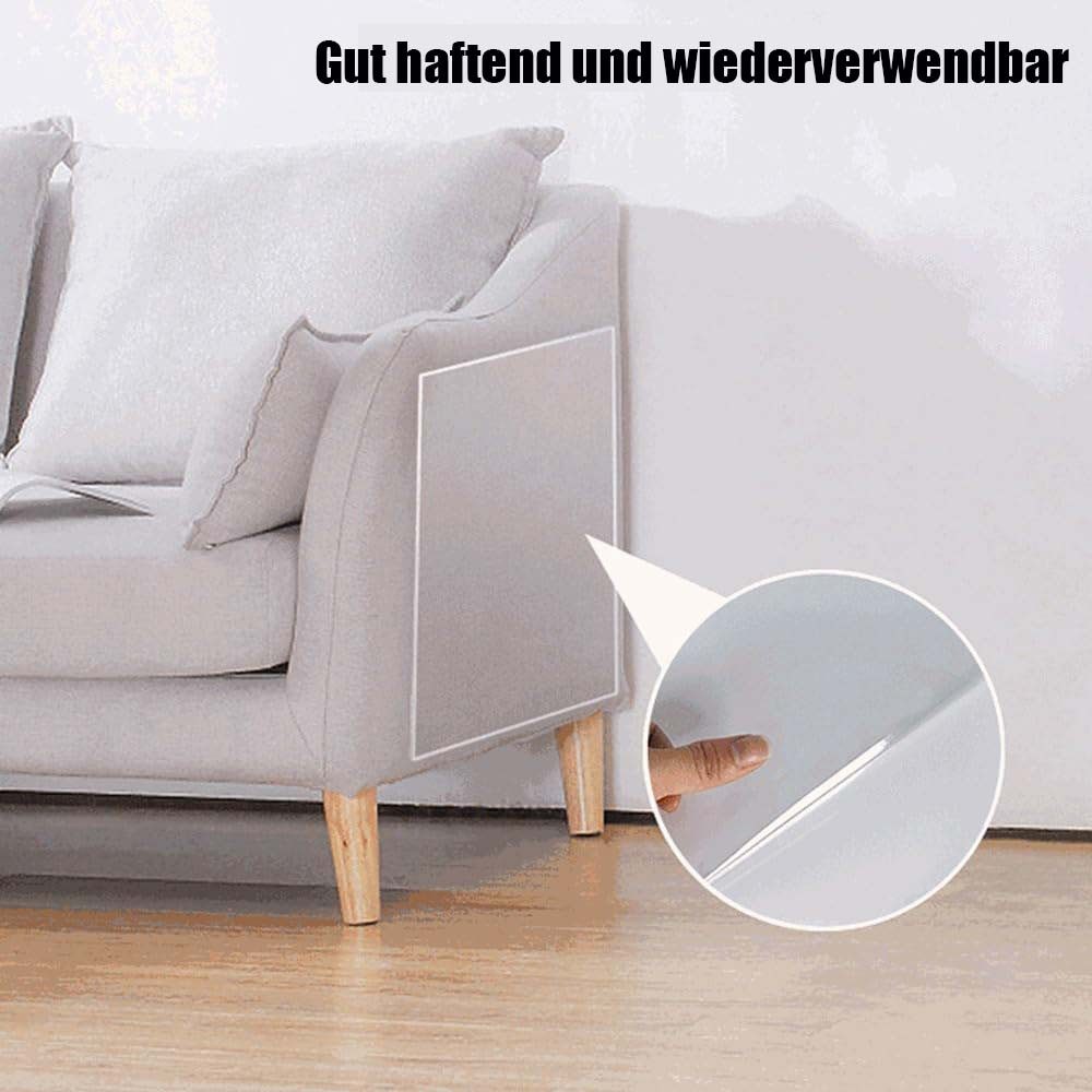 Agger Kratzmatte Sofa Transparent Kratzschutz Pad Möbelschoner von Katzen Hunde