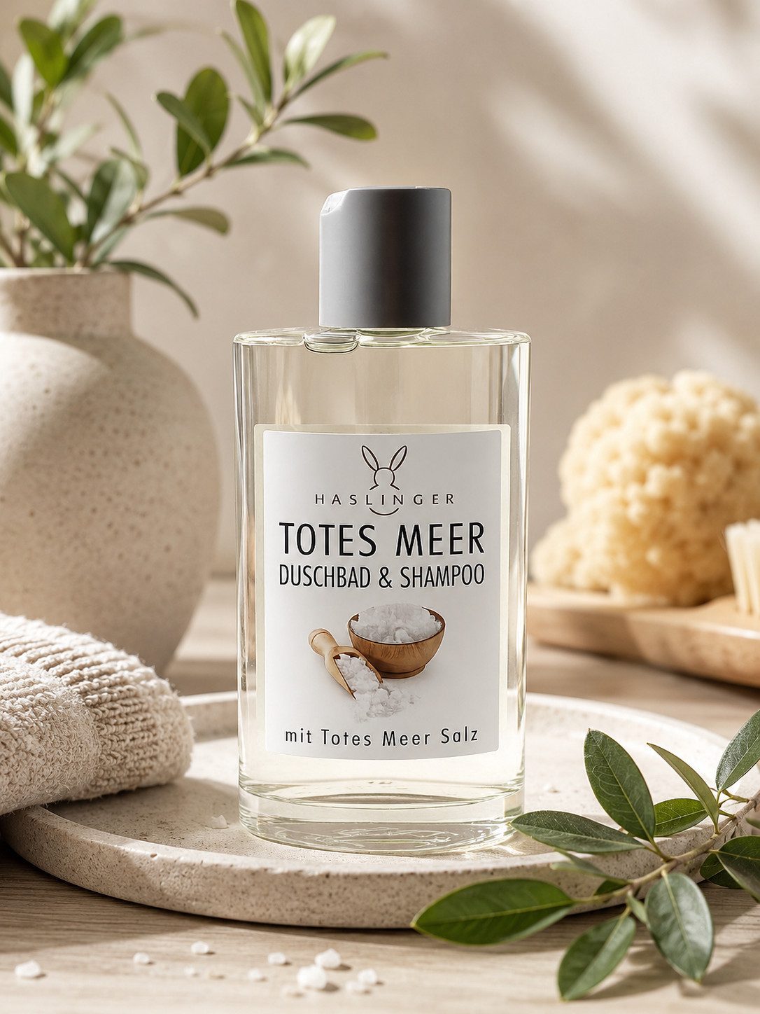 Haslinger Haarshampoo Totes Meer, Hair & Body Wash 200 ml