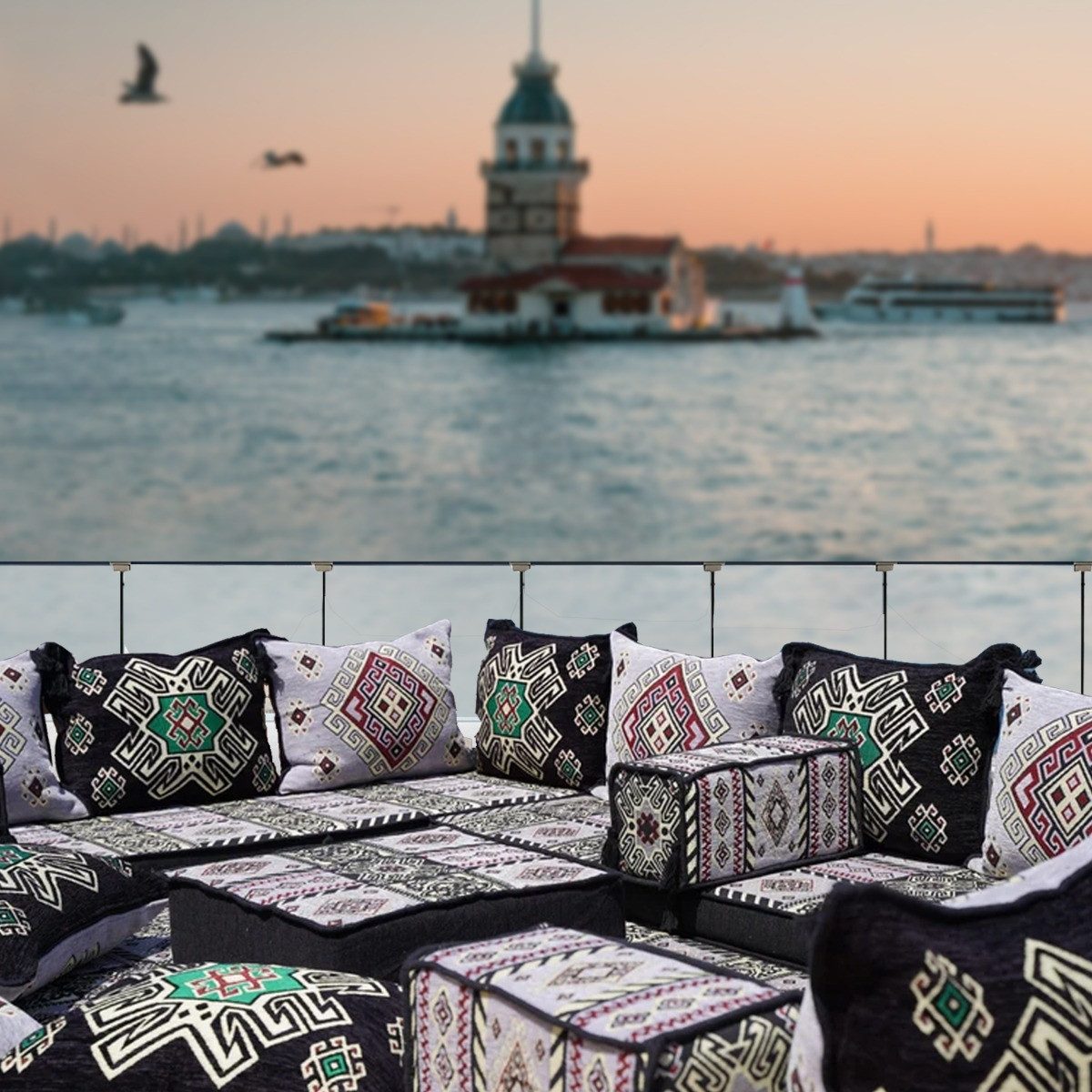 CaddeBuy Sofa Orientalische Sitzecke, Arabisches Sofa, günstig online kaufen