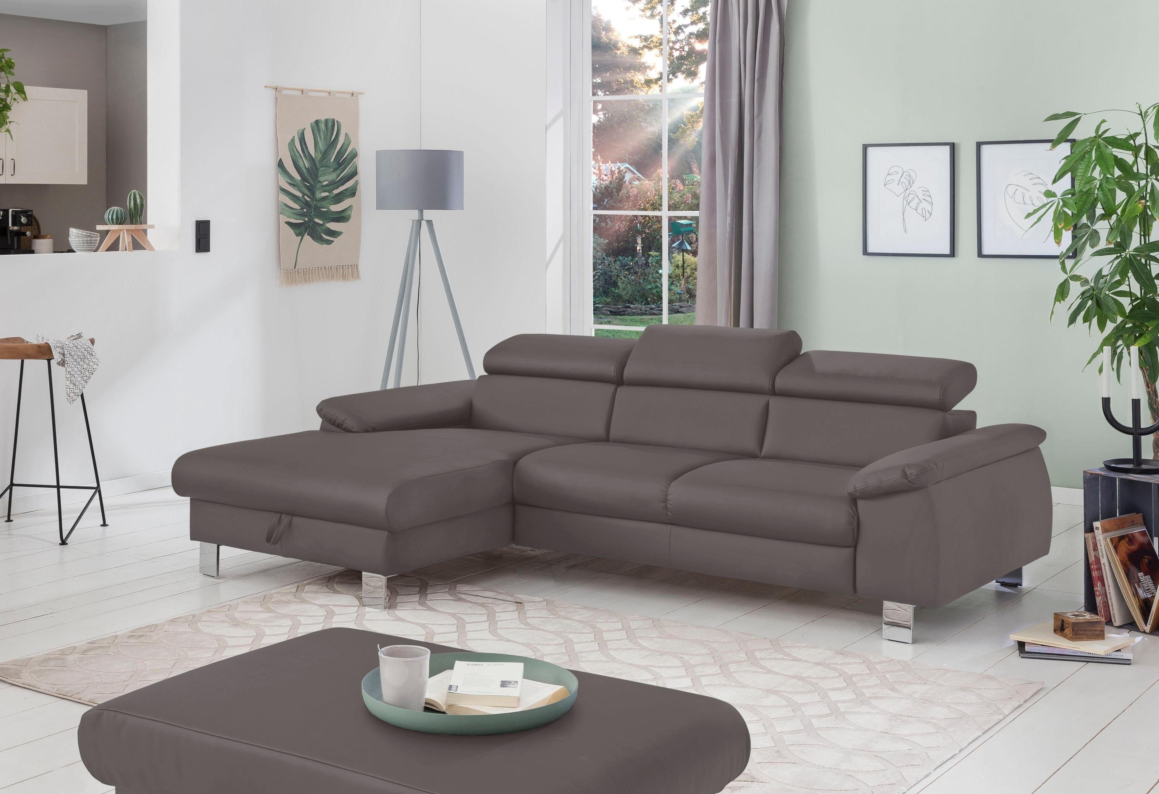 COTTA Polstergarnitur Komaris L-Form, (Set), Set bestehend aus: Ecksofa mit günstig online kaufen