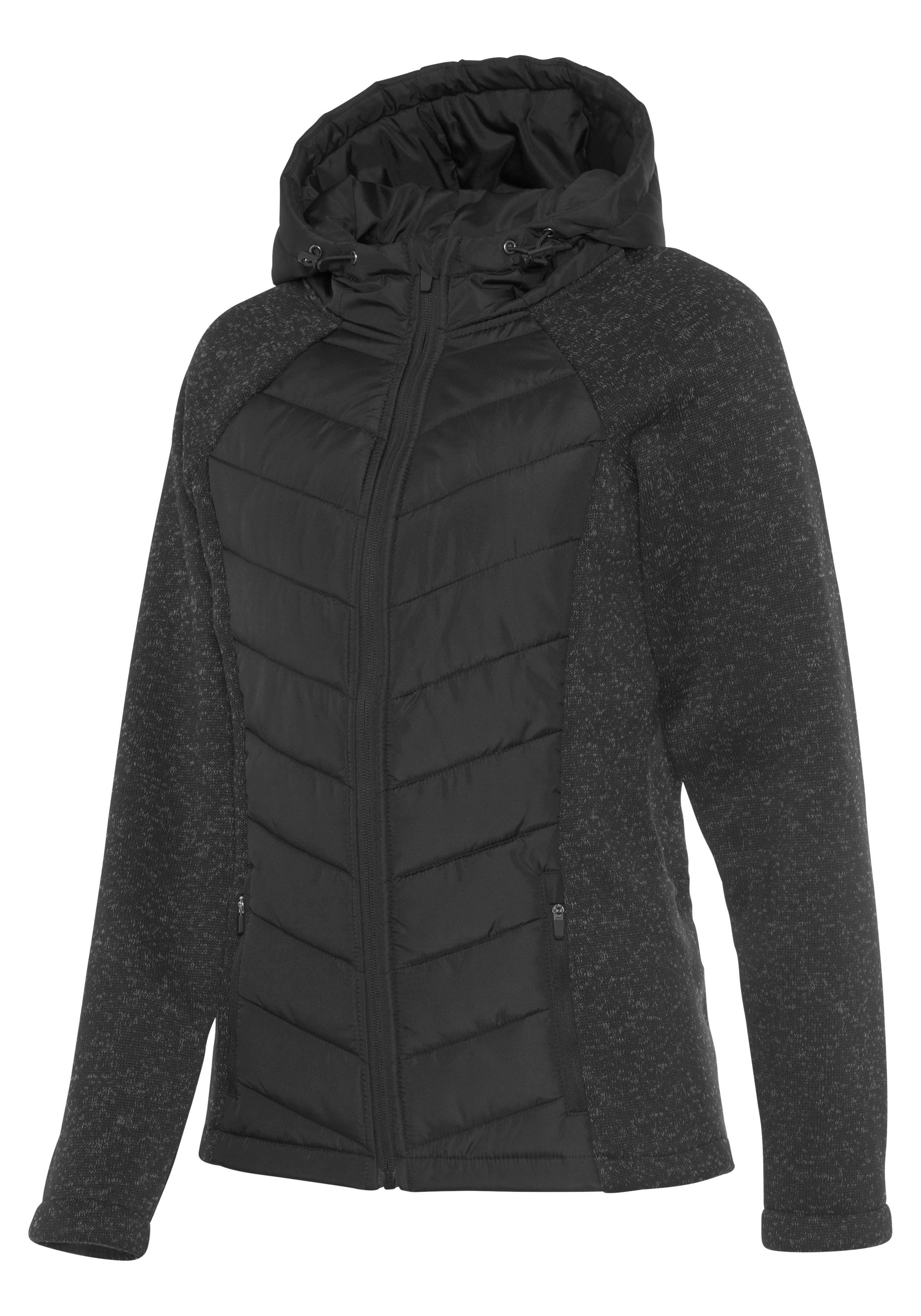 Vivance by Lascana Steppjacke mit Strickfleece-Ärmeln – Bild 5 von 5