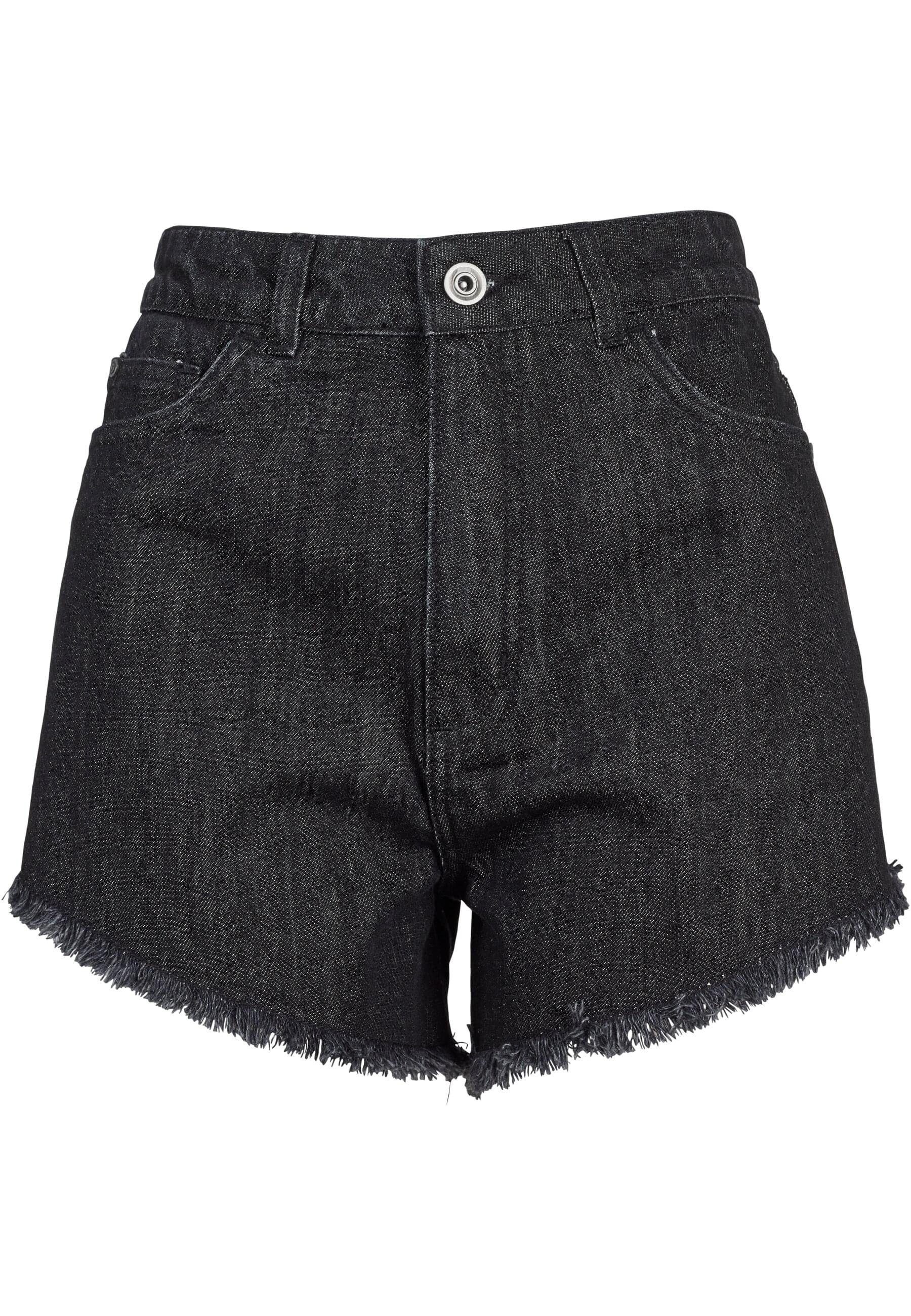 URBAN CLASSICS Stoffhose Urban Classics Damen Ladies Denim Hotpants (1-tlg)