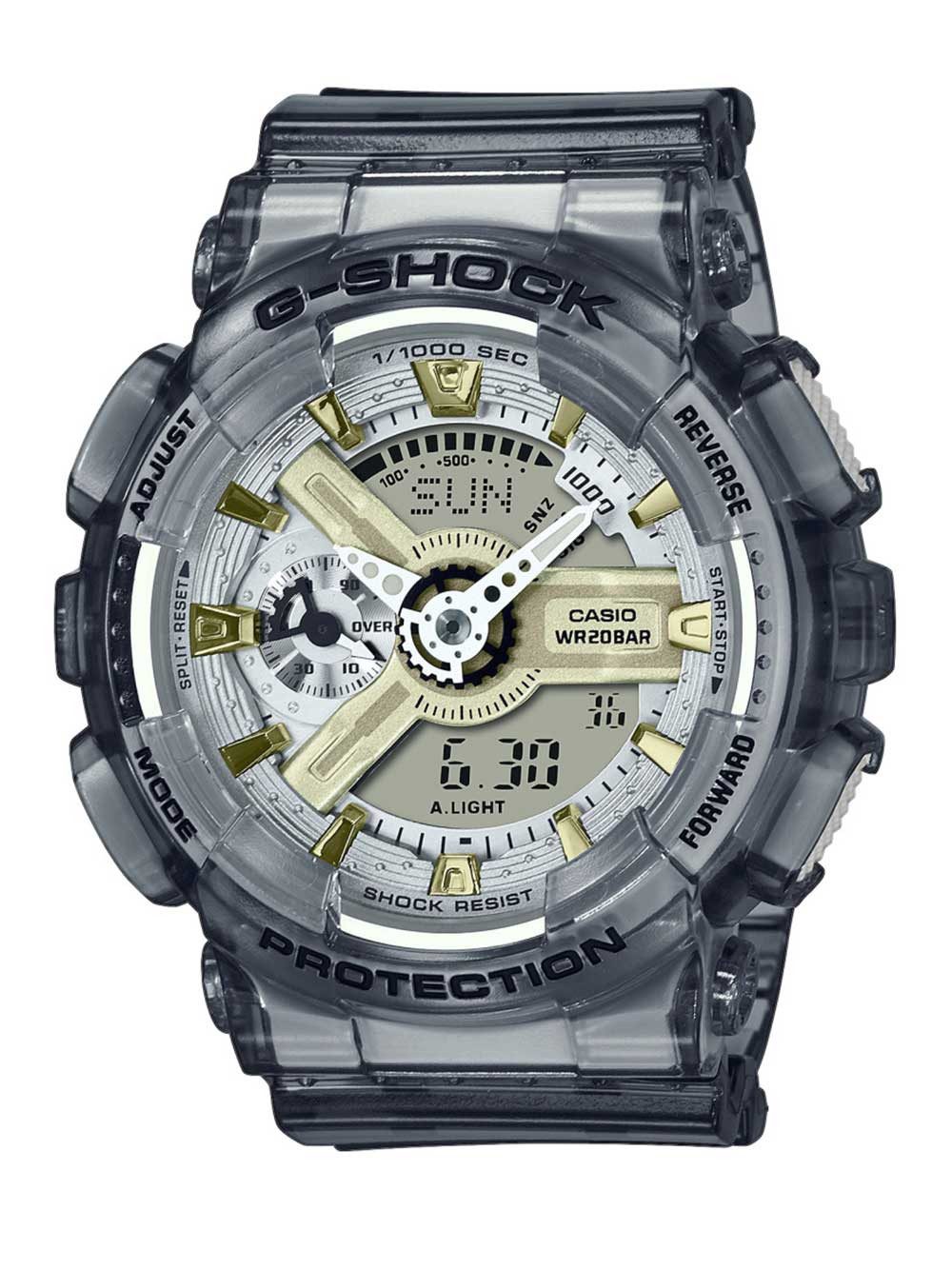 Quarzuhr Casio GMA-S110GS-8AER G-Shock Herrenuhr 43mm 20ATM Casio GMA-S110GS-8AER G-Shock Herrenuhr 43mm 20ATM