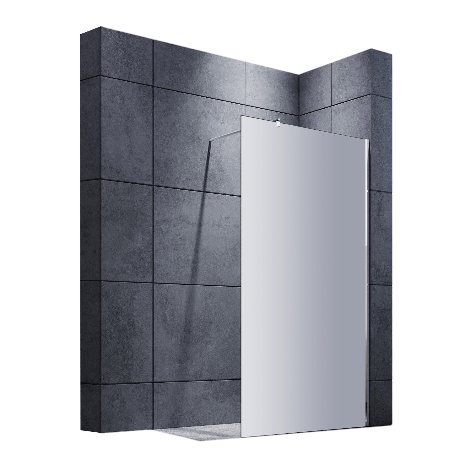 SONNI Walk-in-Dusche Walk-In Dusche,Vollsatiniert/ Teilsatiniert Glas,80-14 günstig online kaufen