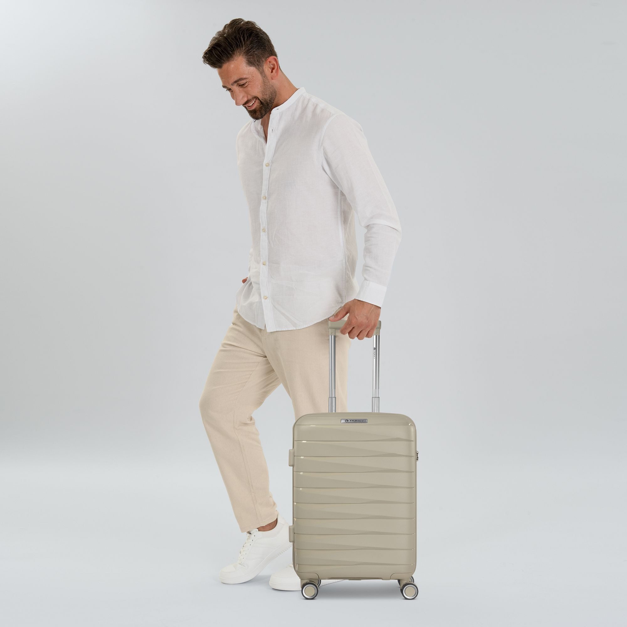 Franky Handgepäck-Trolley London, 4 Rollen, Polypropylen