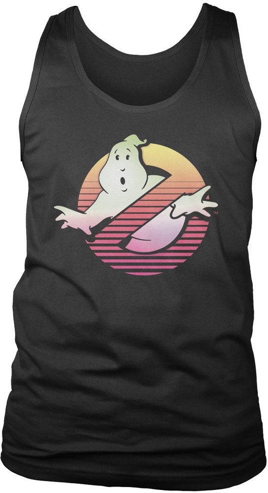 Ghostbusters T-Shirt Ghostbusters Retro 80's Logo Tank Top