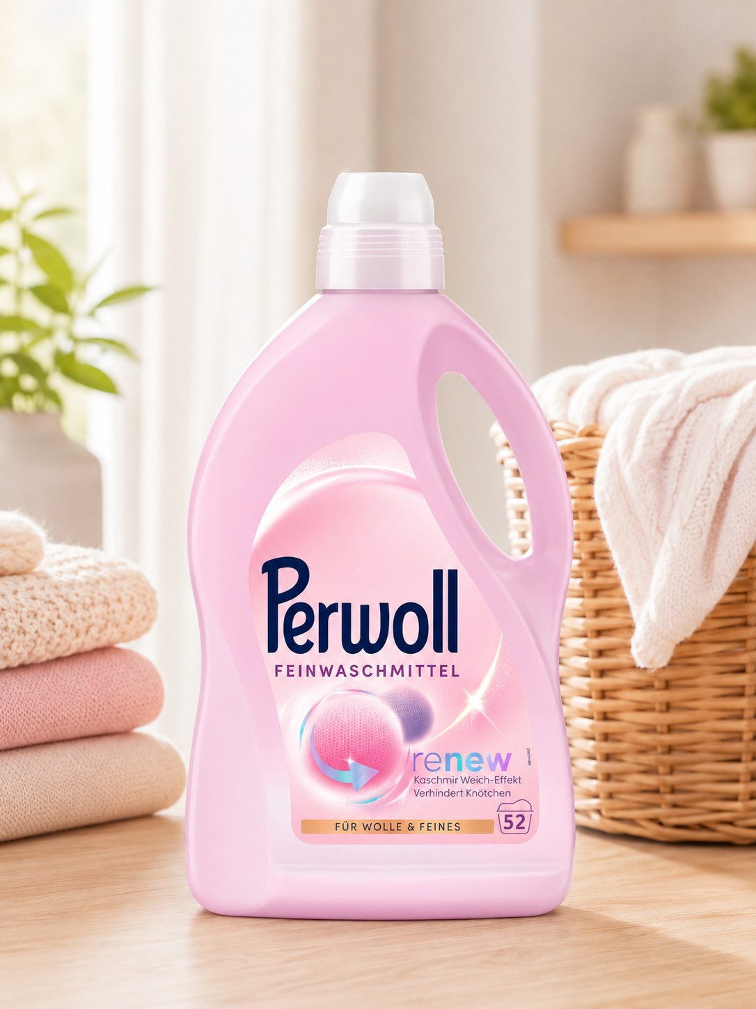 Perwoll Perwoll Feinwaschmittel für Wolle & Feines, 52 Wl Feinwaschmittel