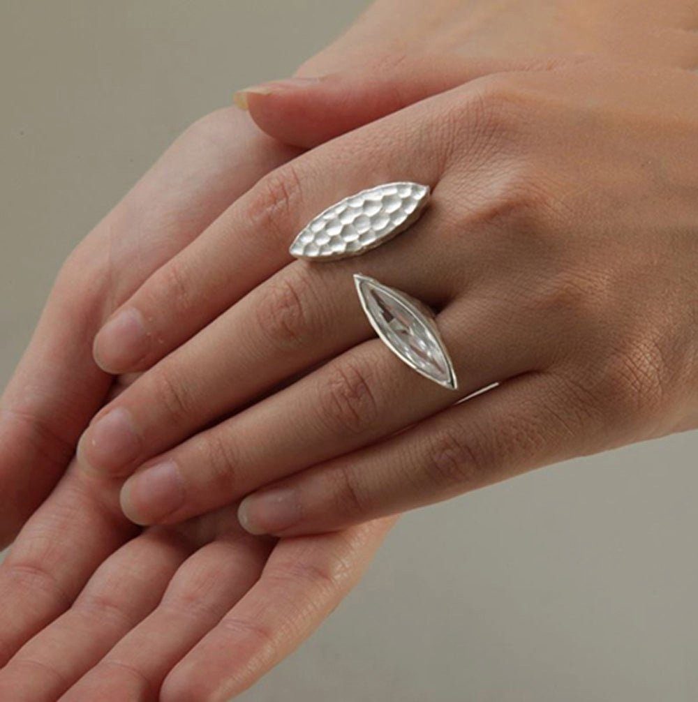SKIELKA DESIGNSCHMUCK Silberring Silber Ring Deutschland Silber aus hochwertige "TrauDich" 925), (Sterling Goldschmiedearbeit