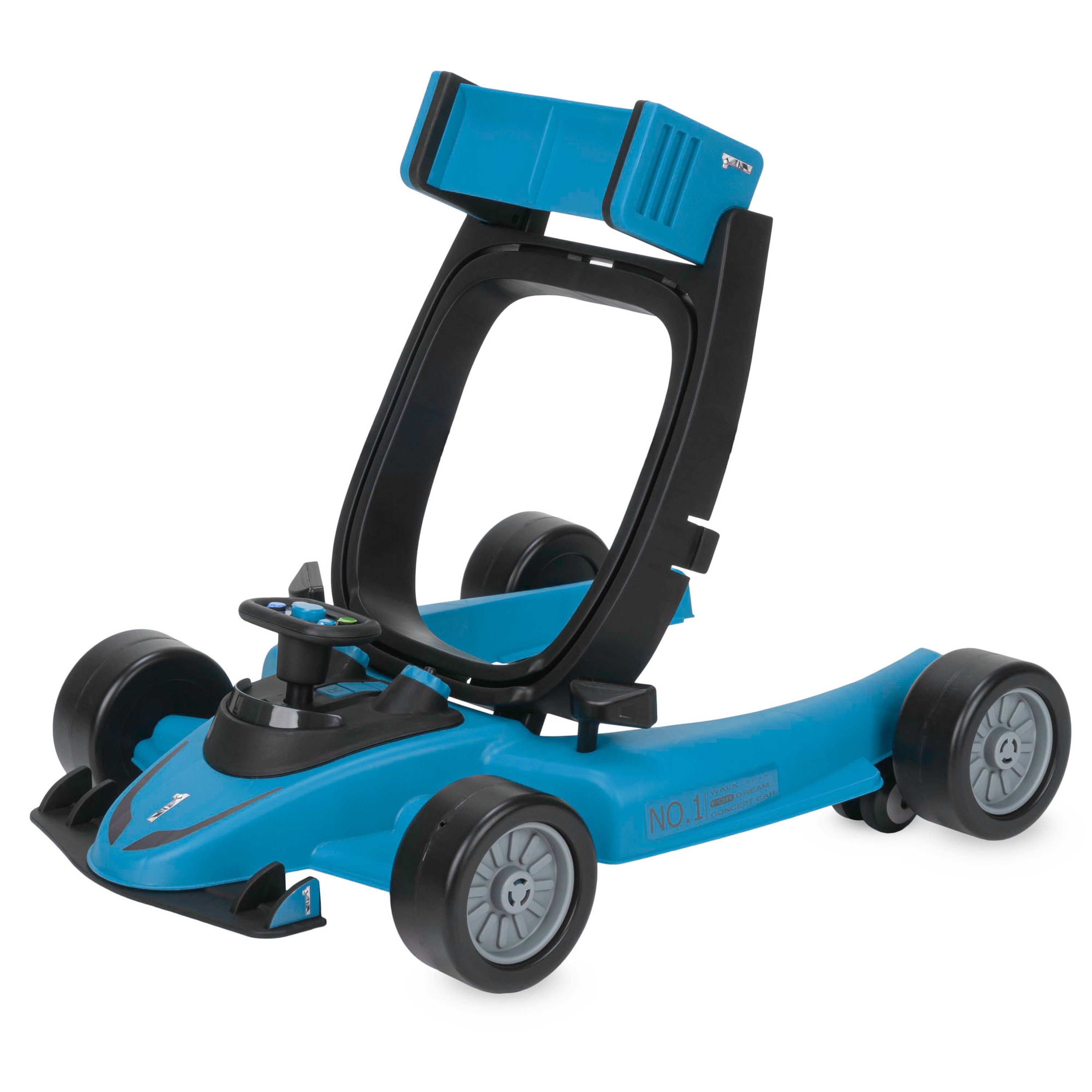 ib style mit Soundeffekten Speedster Lauflernhilfe Laufwagen Little - Babywalker Lauflernwagen Abnehmbarer Blau