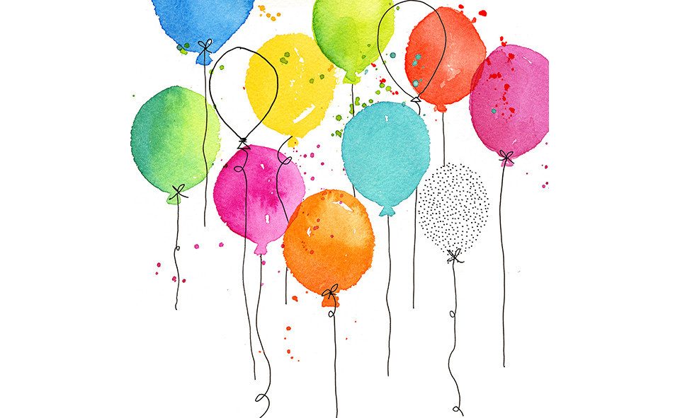 Braun+Company Atelier Papierserviette Braun & Company Servietten Ballon Party 33 x 33 cm